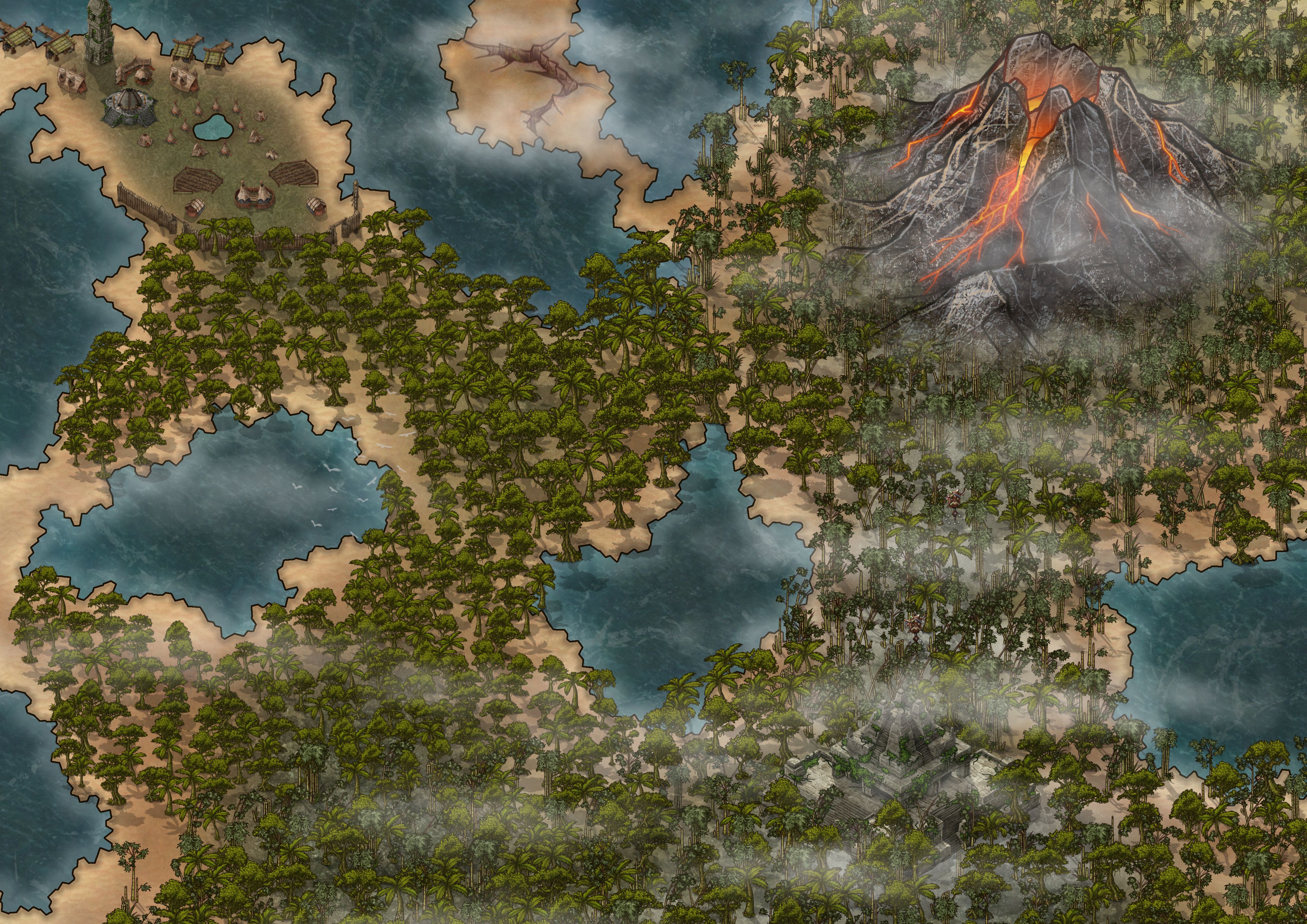 Jungle Region Inkarnate Create Fantasy Maps Online