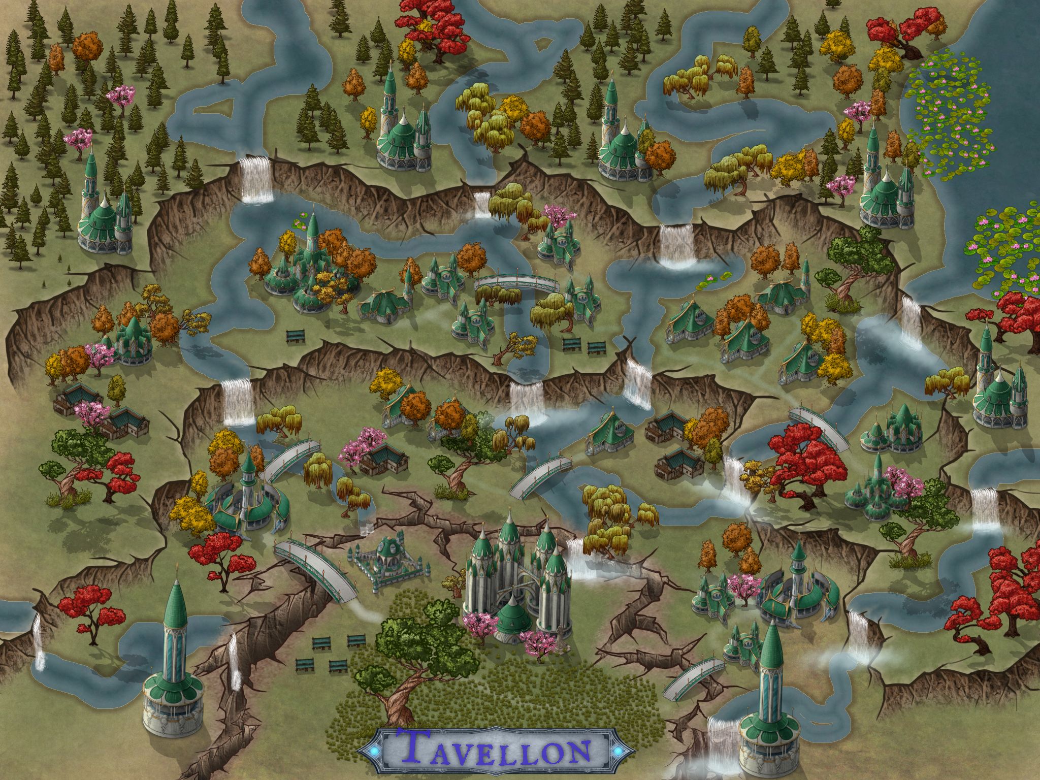 Elven Land Inkarnate Create Fantasy Maps Online