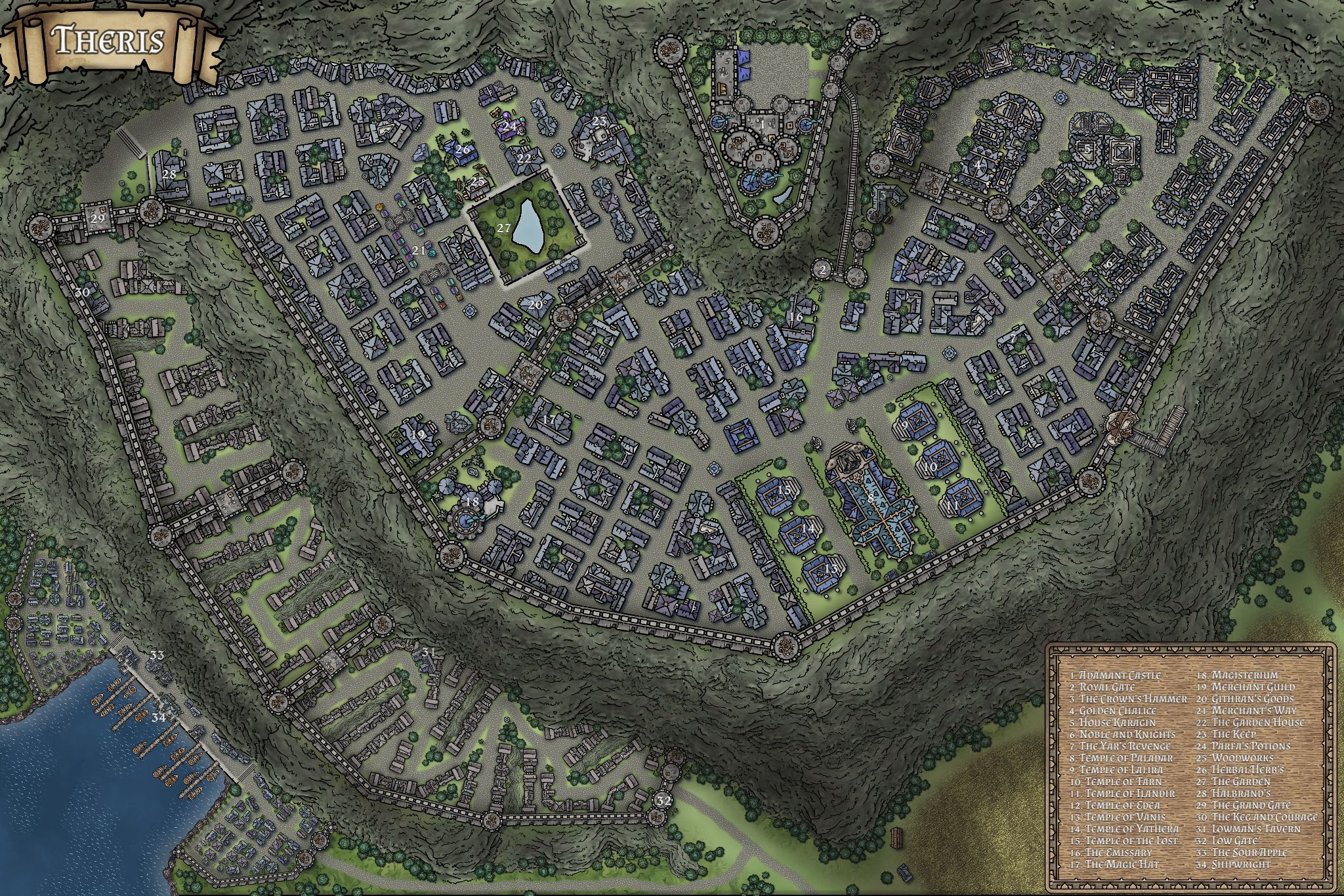 Theris | Inkarnate - Create Fantasy Maps Online