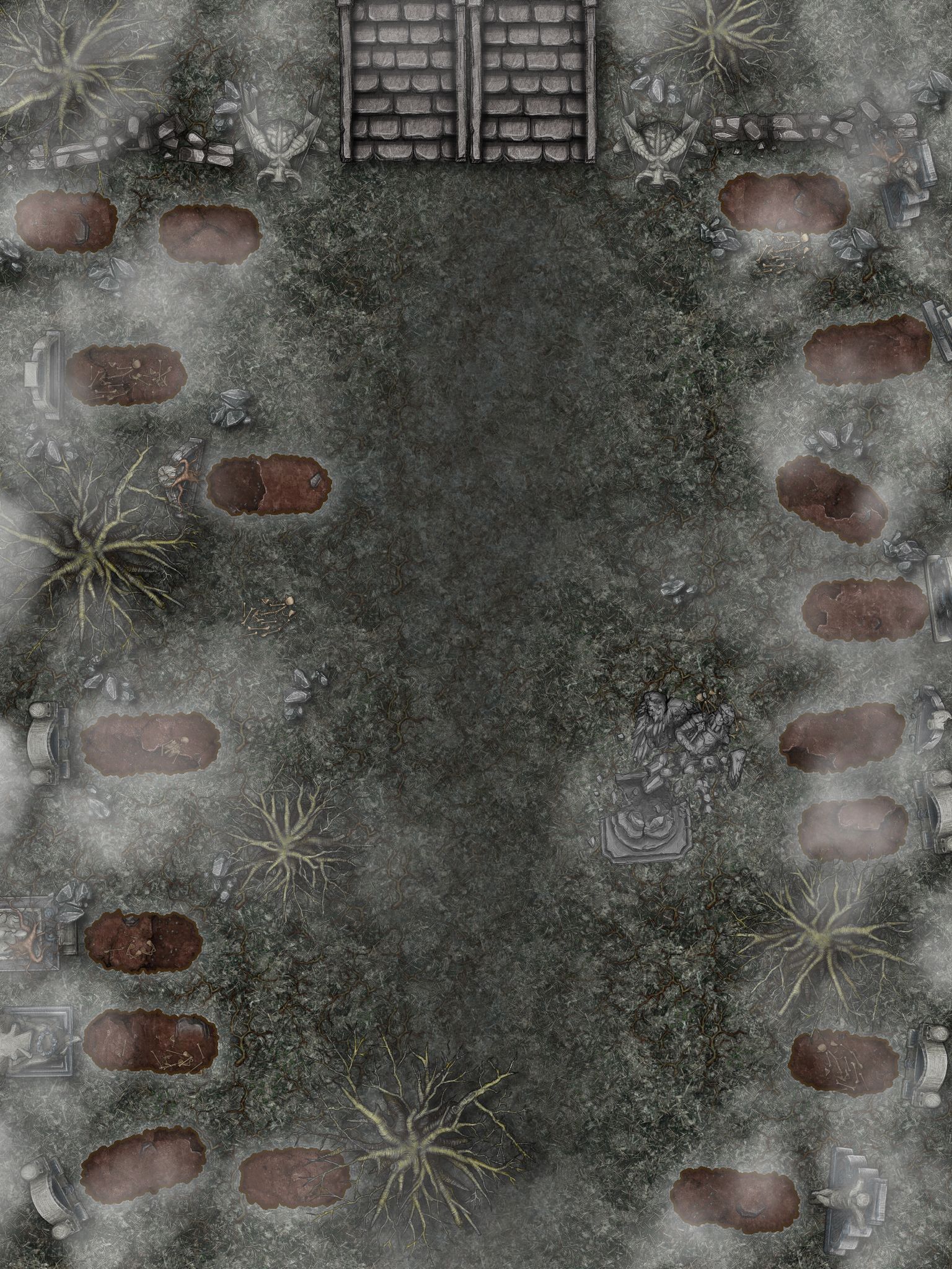 Entrance to the Crypt | Inkarnate - Create Fantasy Maps Online