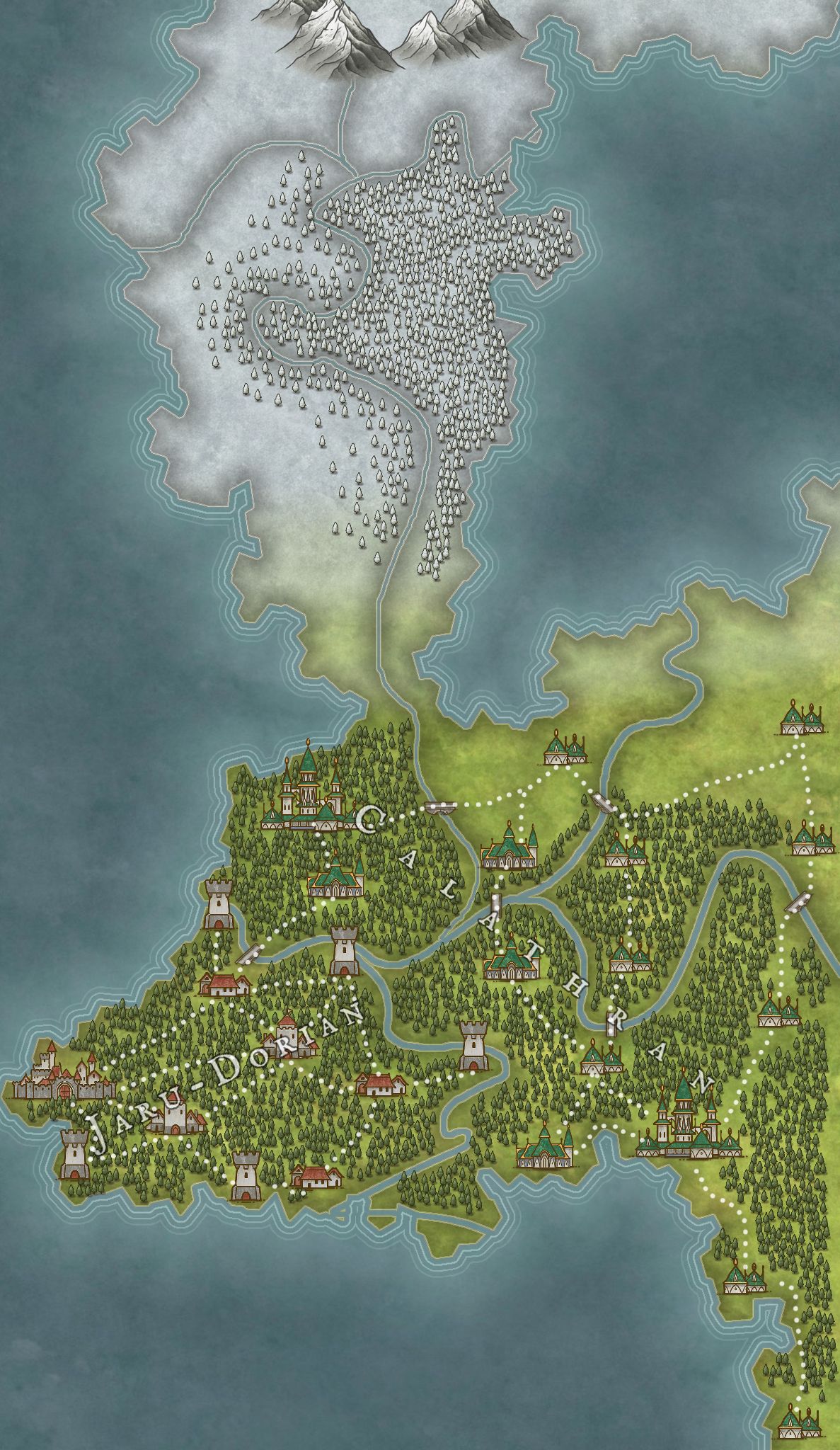 Calathran & Jaru-Dorian | Inkarnate - Create Fantasy Maps Online
