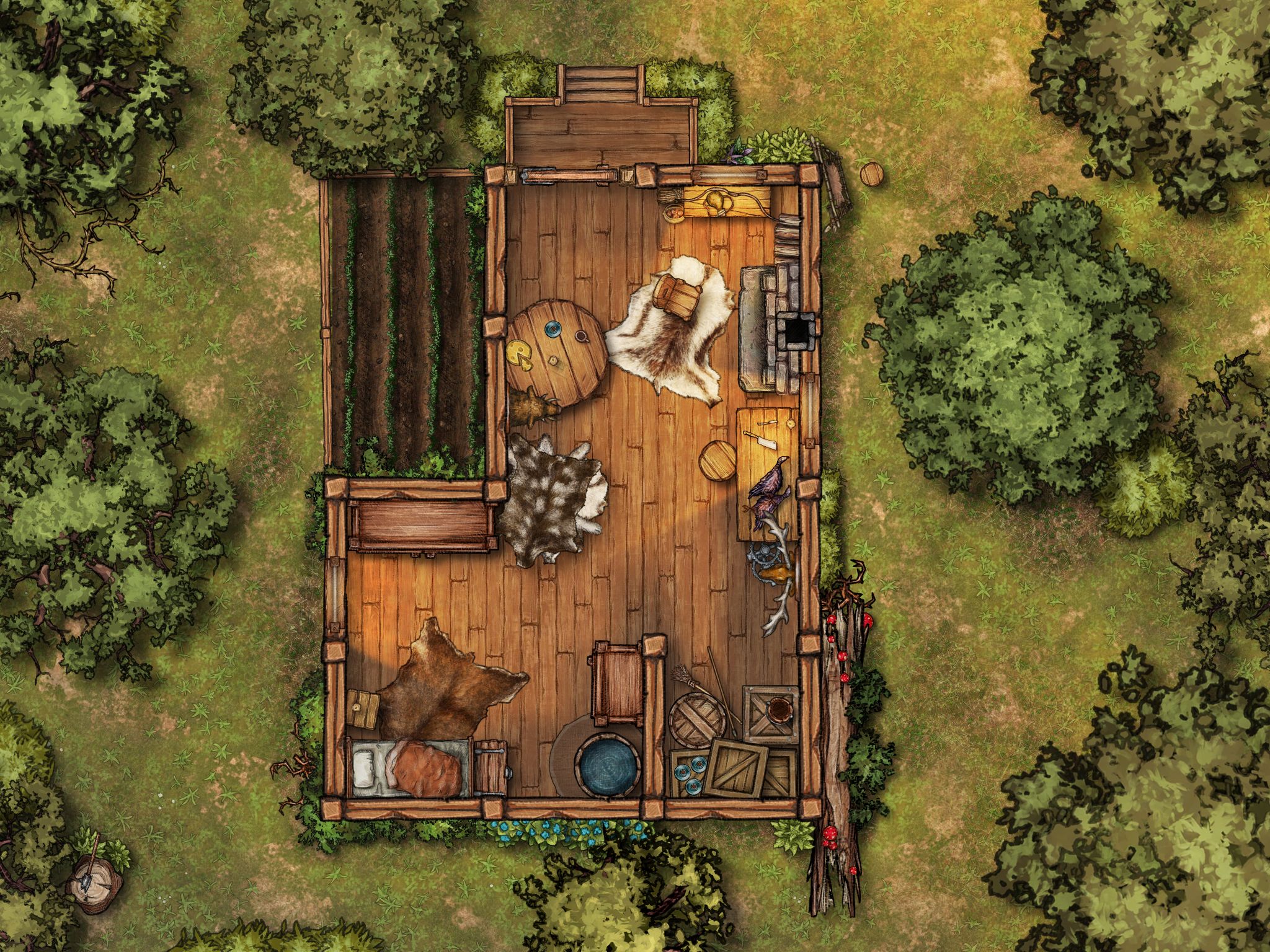 Hunter's house Inkarnate Create Fantasy Maps Online
