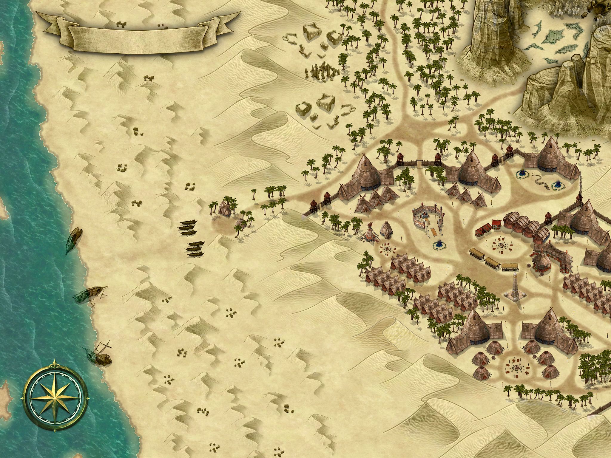 Coastal Village Map