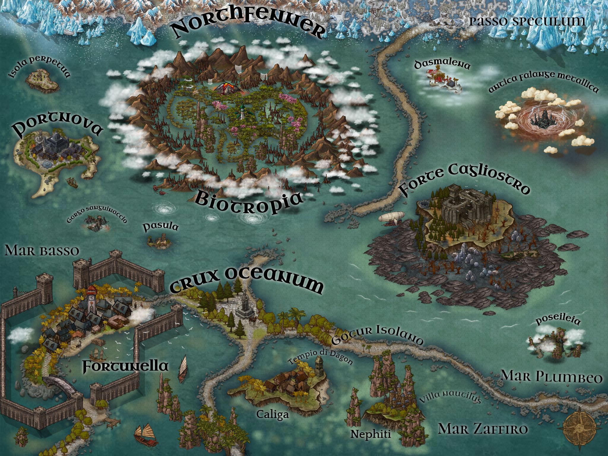 Crux oceanum | Inkarnate - Create Fantasy Maps Online