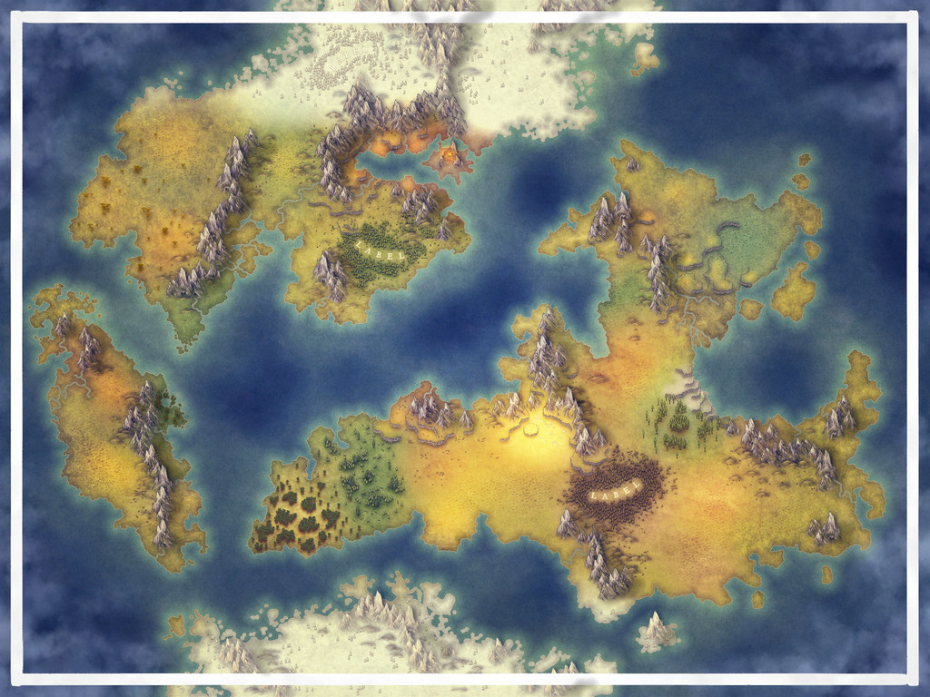 World Map Template