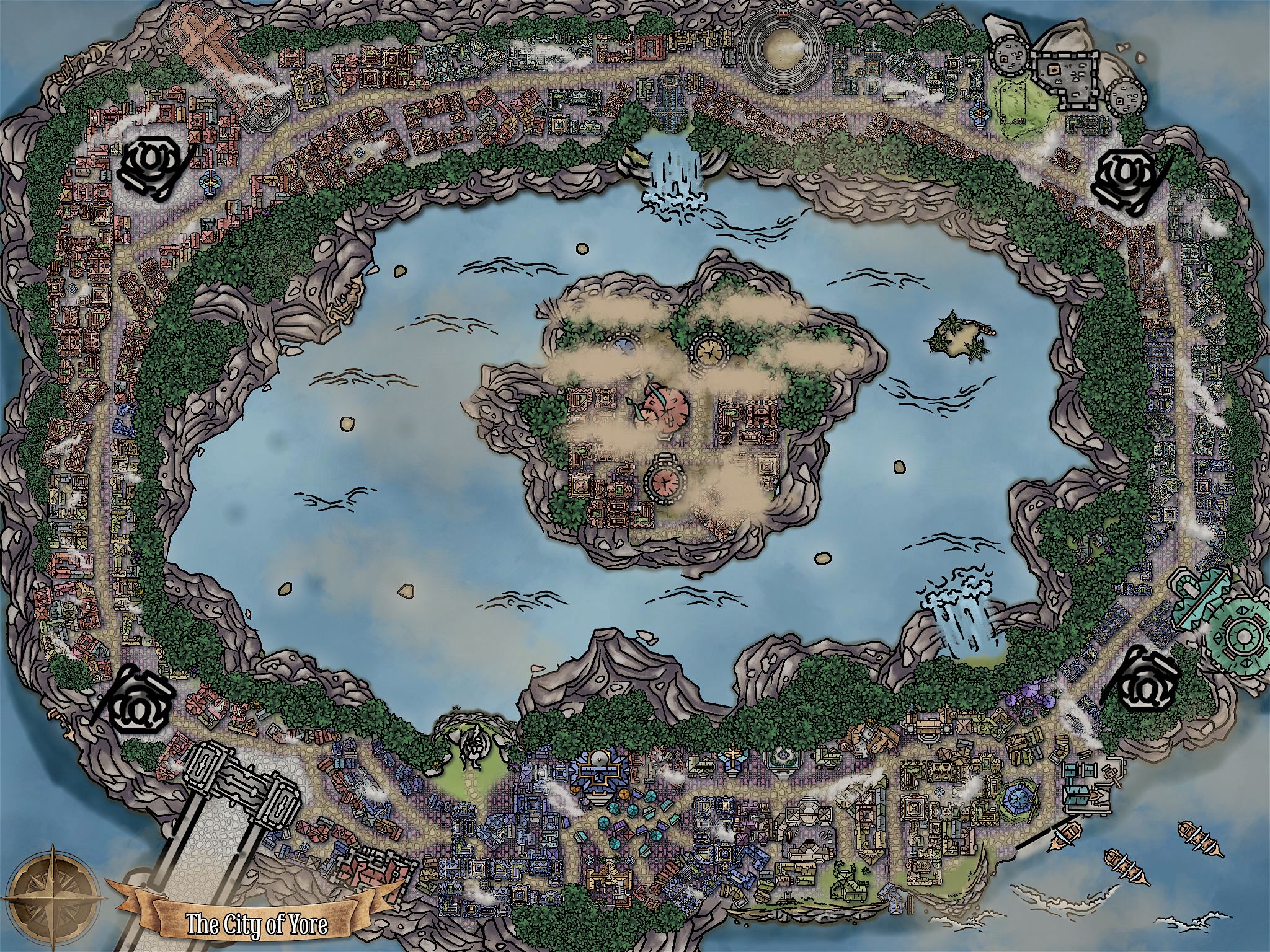 The City of Yore Inkarnate Create Fantasy Maps Online