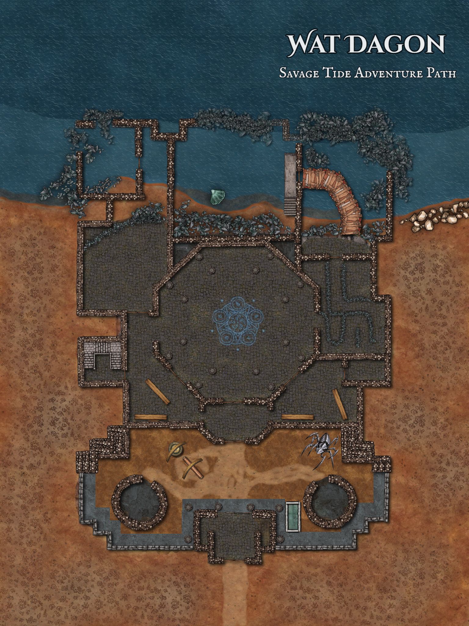 Wat Dagon, Savage Tide Inkarnate Create Fantasy Maps Online