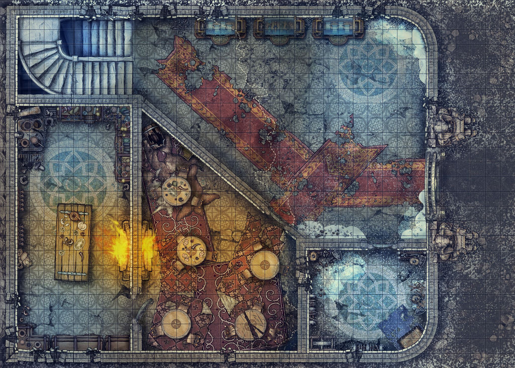 Cloud Giants' Keep Ruins. First Floor