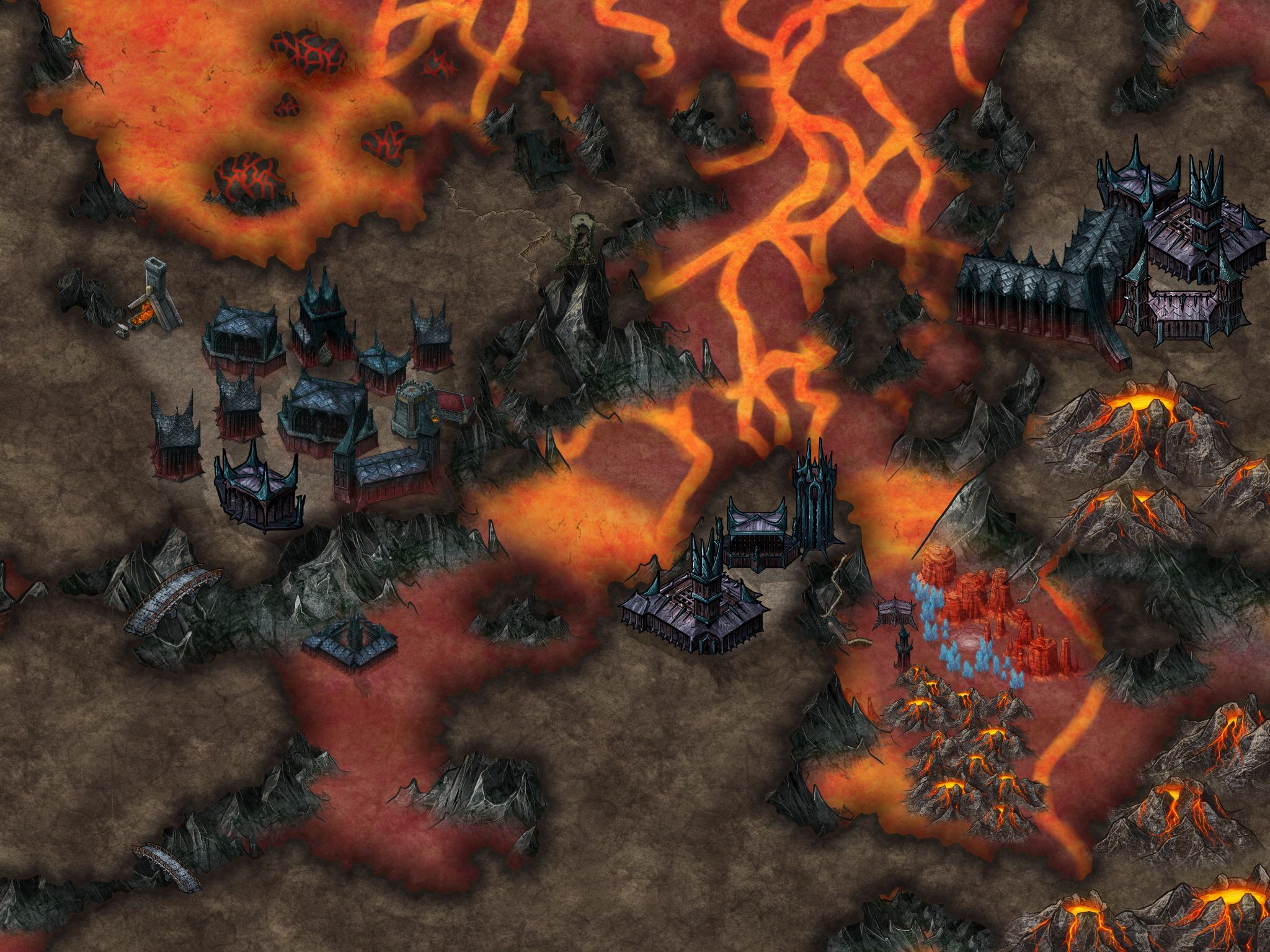 Plane of Fire: Outskirts | Inkarnate - Create Fantasy Maps Online
