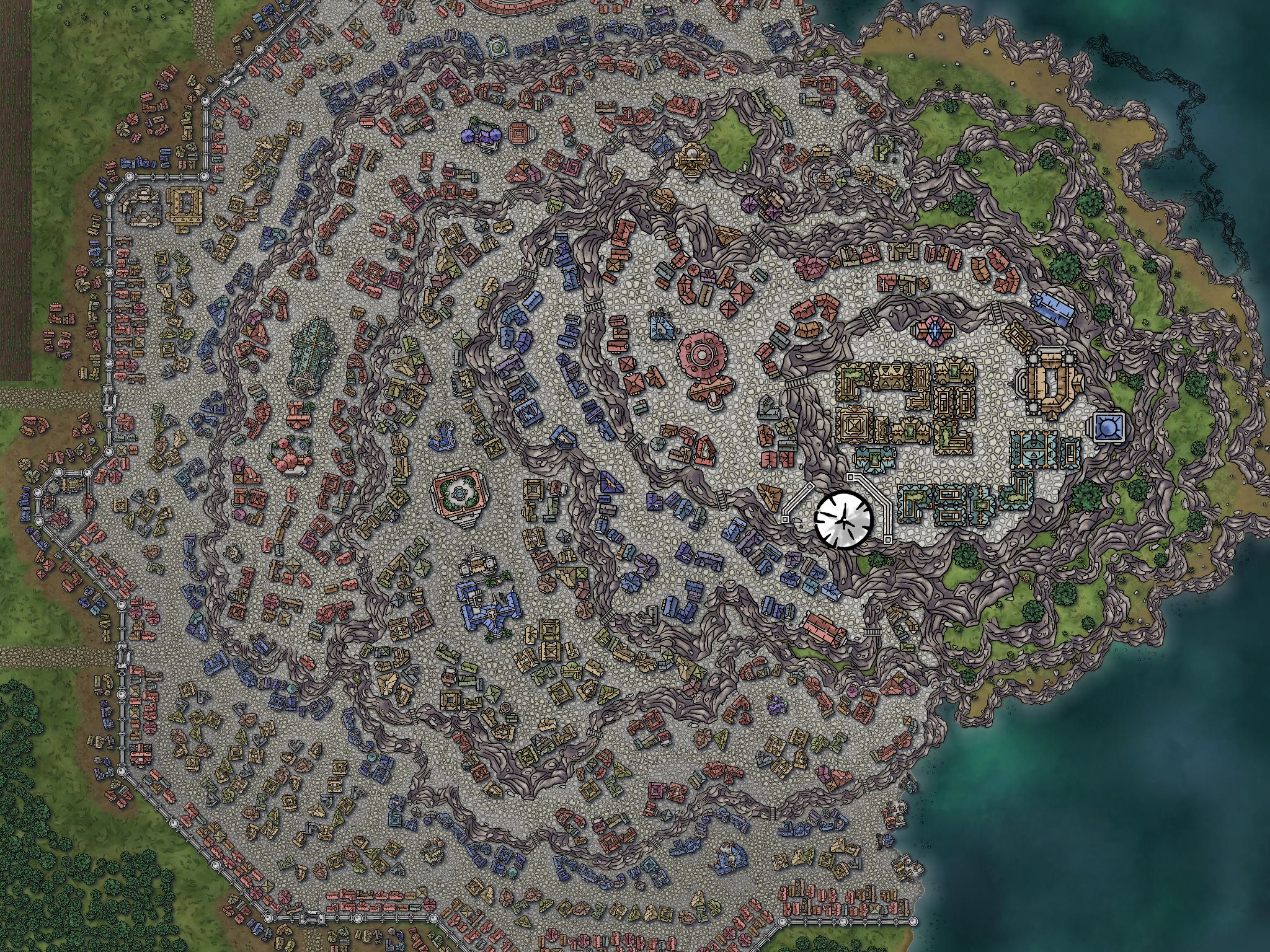 Maptober #30 Raven's Reach | Inkarnate - Create Fantasy Maps Online