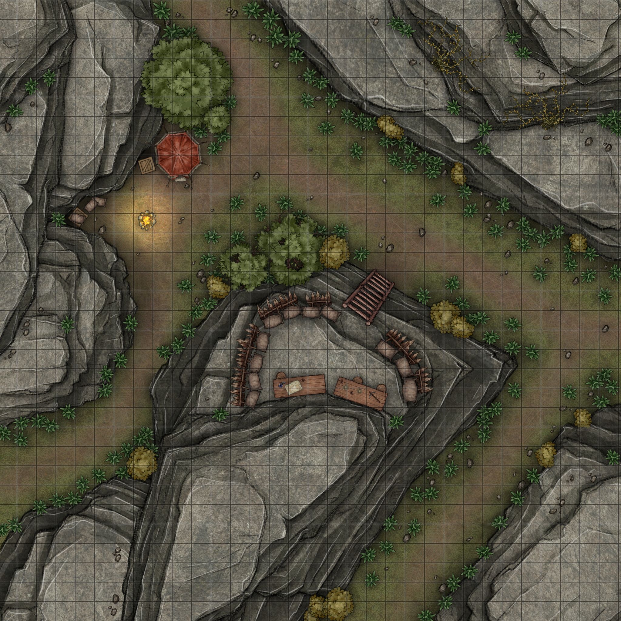 Mountain watchpost | Inkarnate - Create Fantasy Maps Online