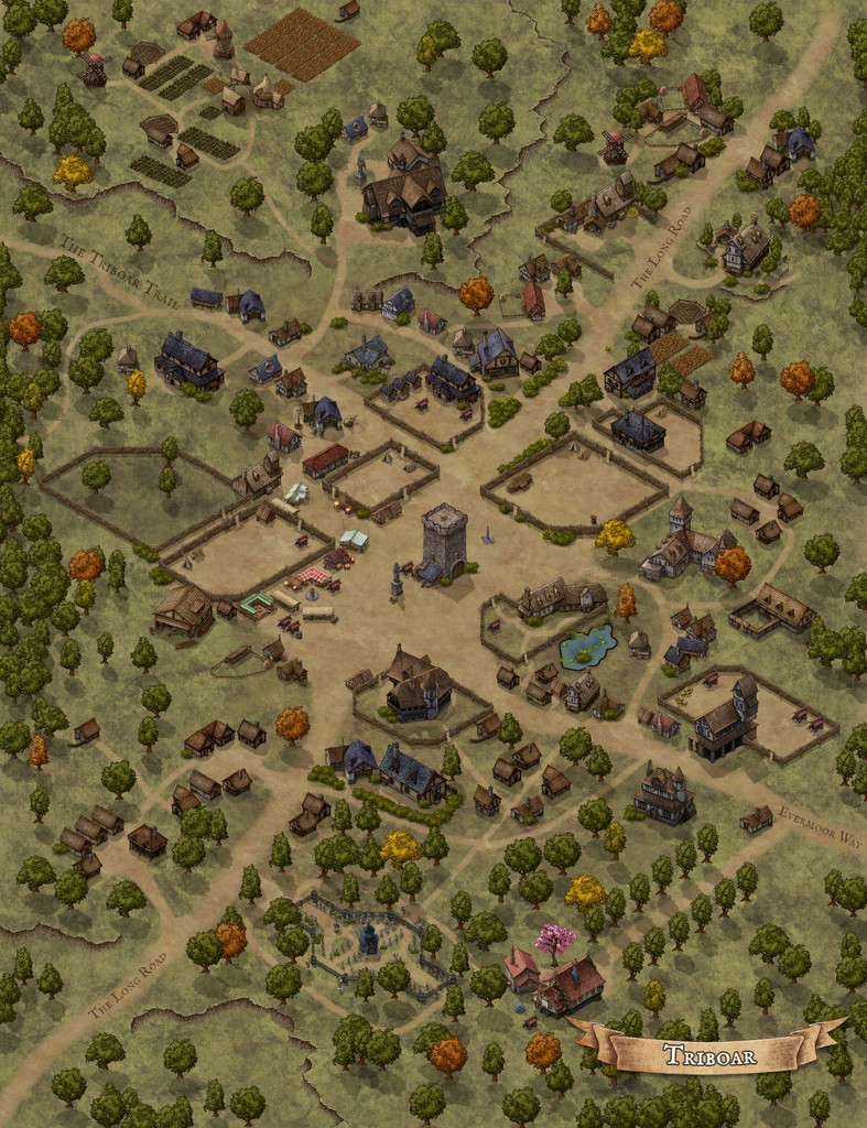 Triboar Trail Map
