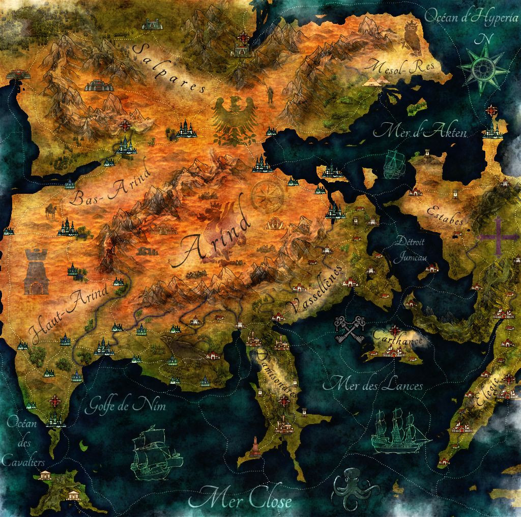 Solar System | Inkarnate - Create Fantasy Maps Online