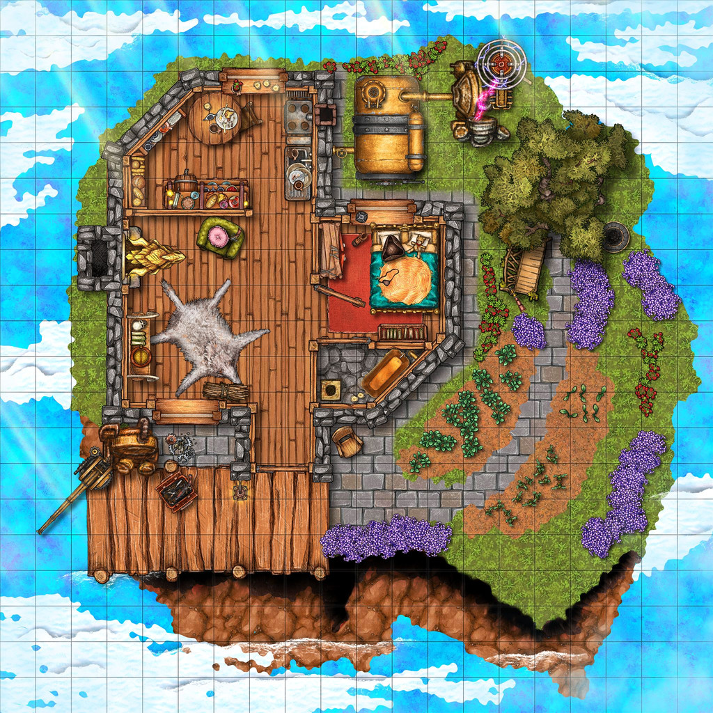 Floating Island Home - Day