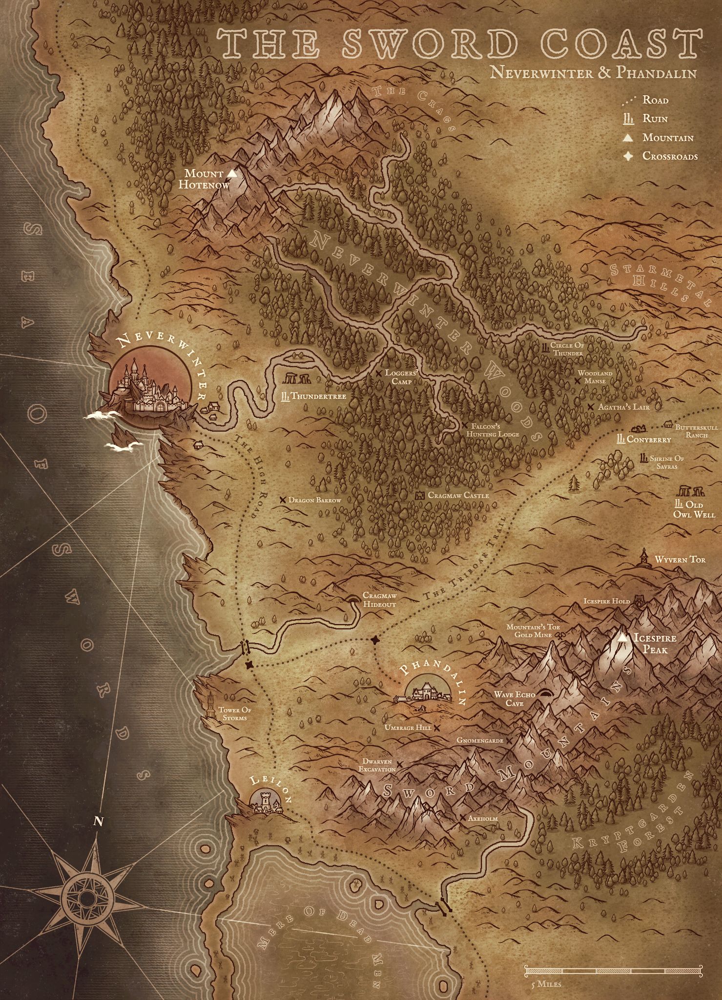 Sword Coast DM All Inkarnate Create Fantasy Maps Online