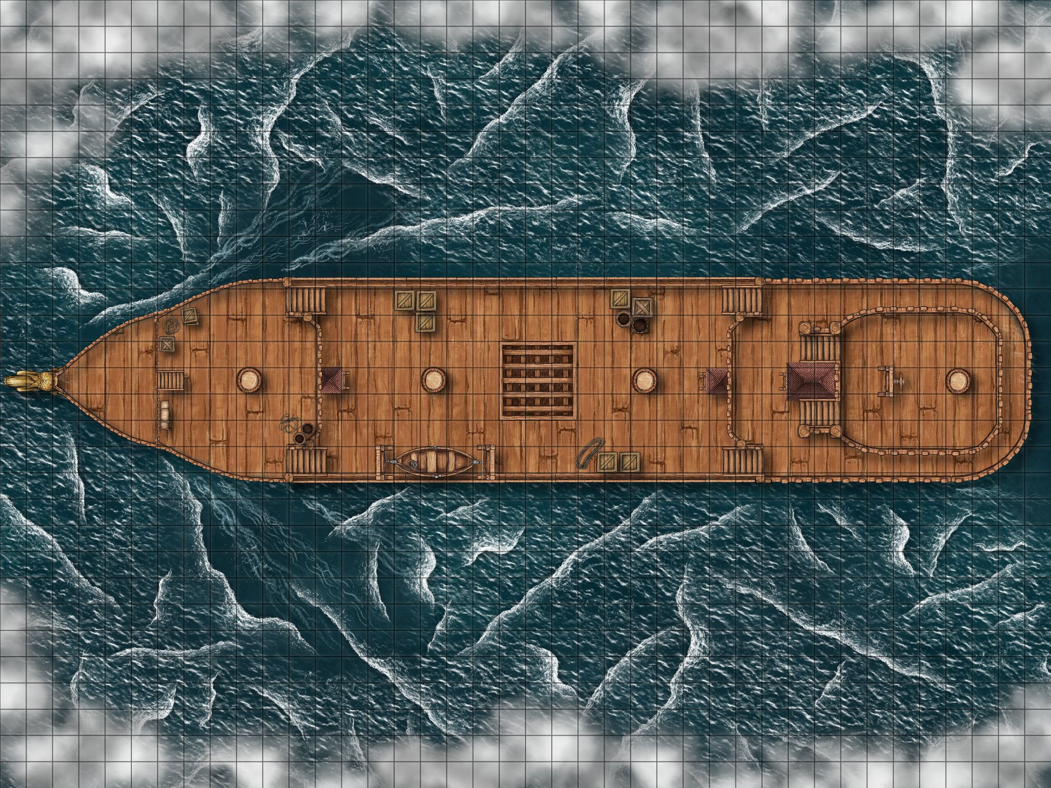 Merchant S Ship Battle Map Battlemaps | Hot Sex Picture