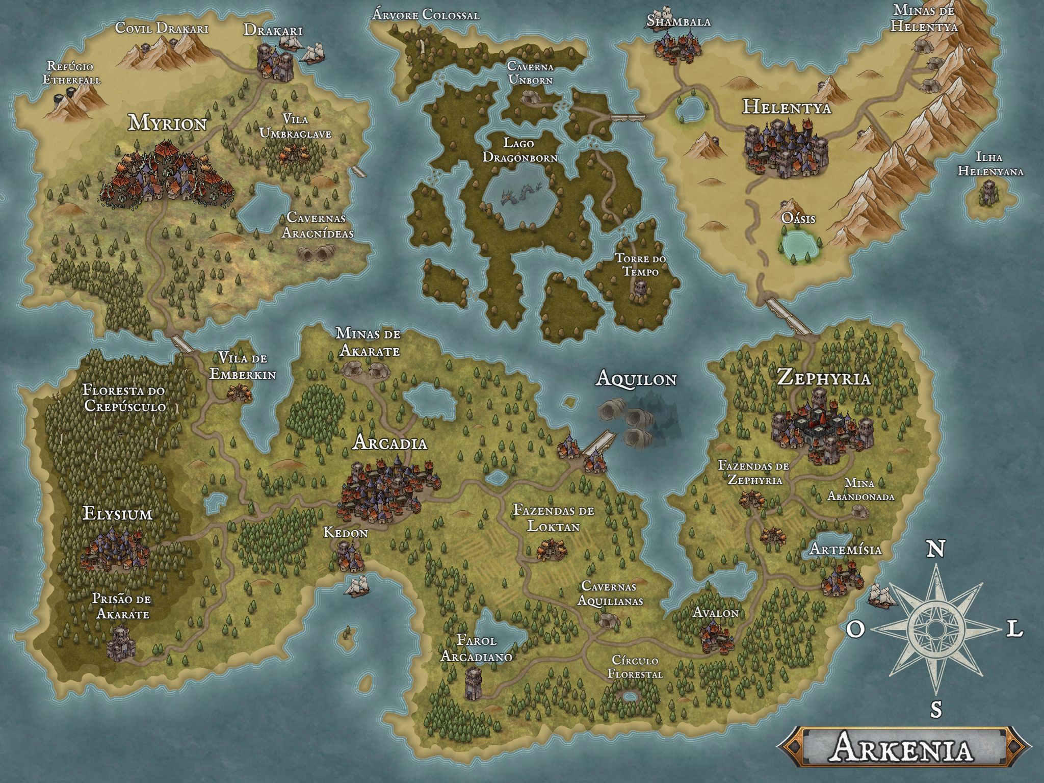 Arkenia | Inkarnate - Create Fantasy Maps Online