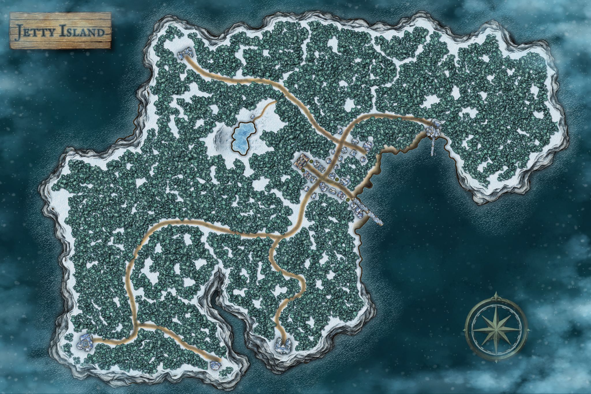 Jetty Island | Inkarnate - Create Fantasy Maps Online