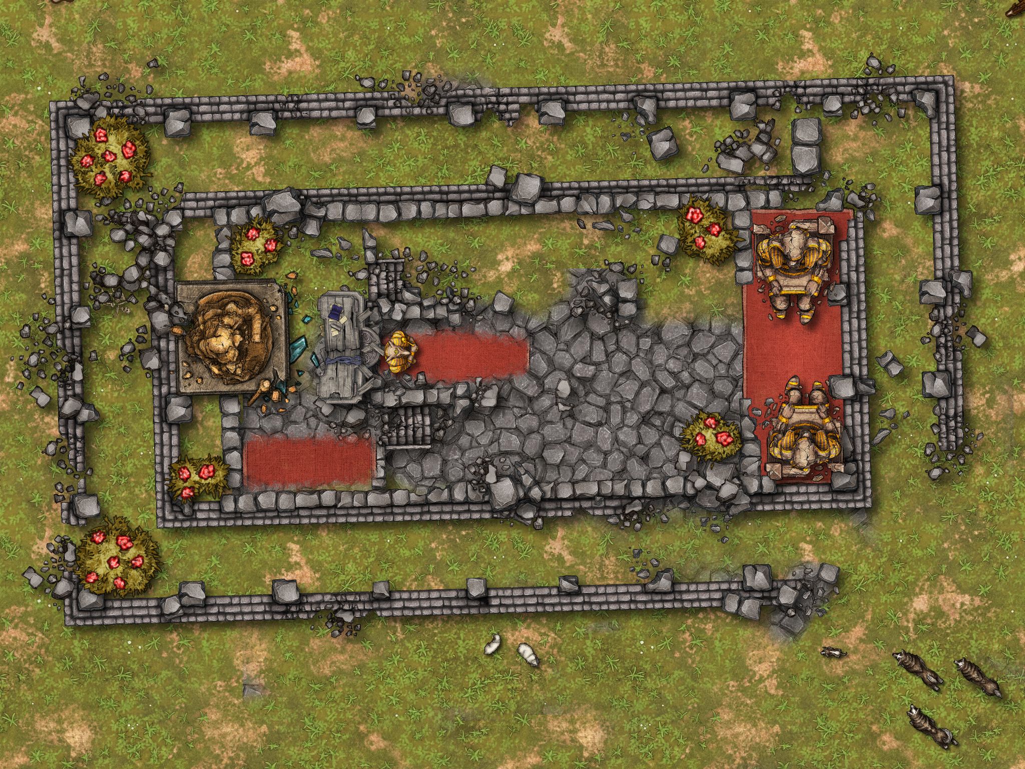 Yan-gar Ruins | Inkarnate - Create Fantasy Maps Online