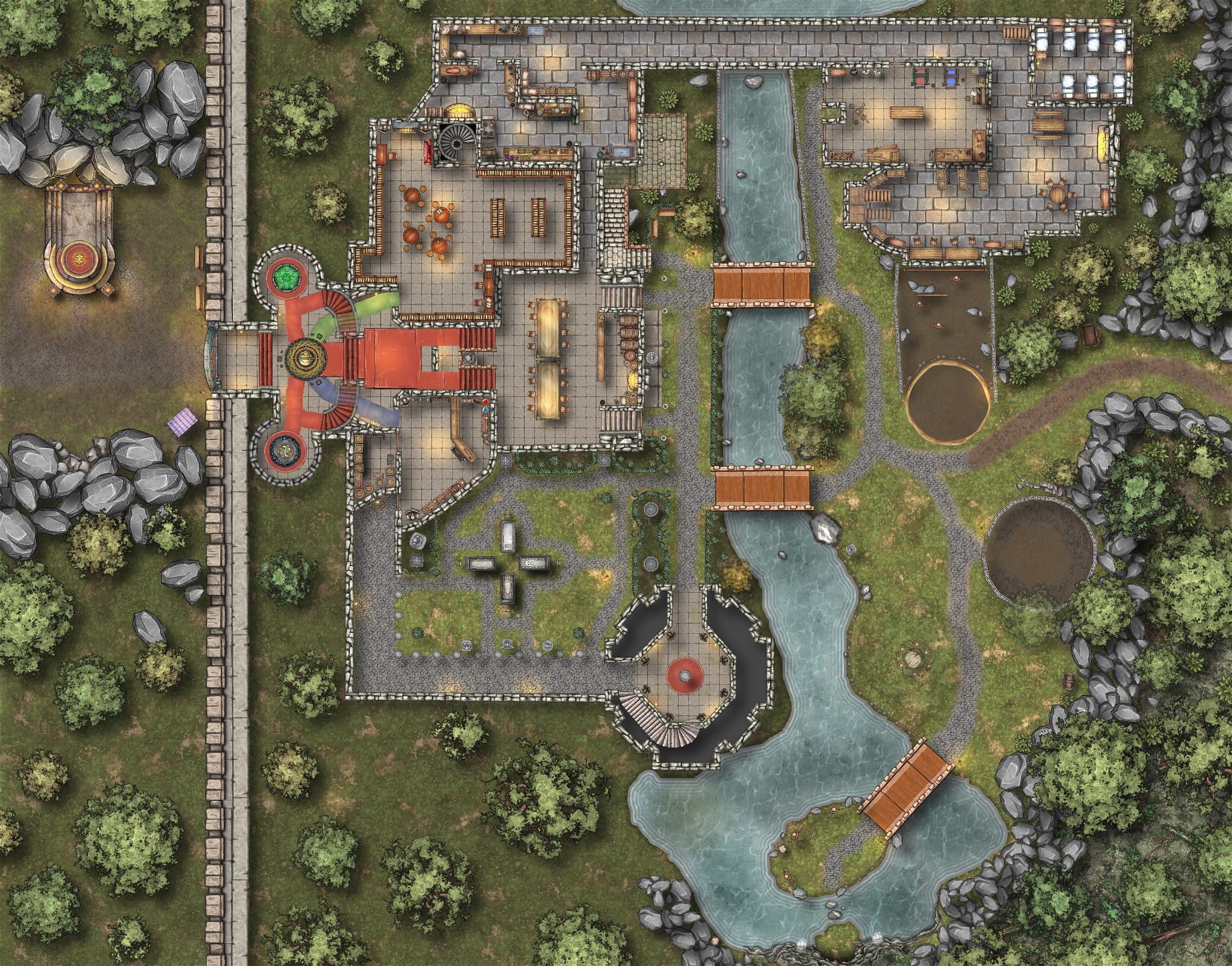 Heroes Guild ground floor Inkarnate Create Fantasy Maps Online
