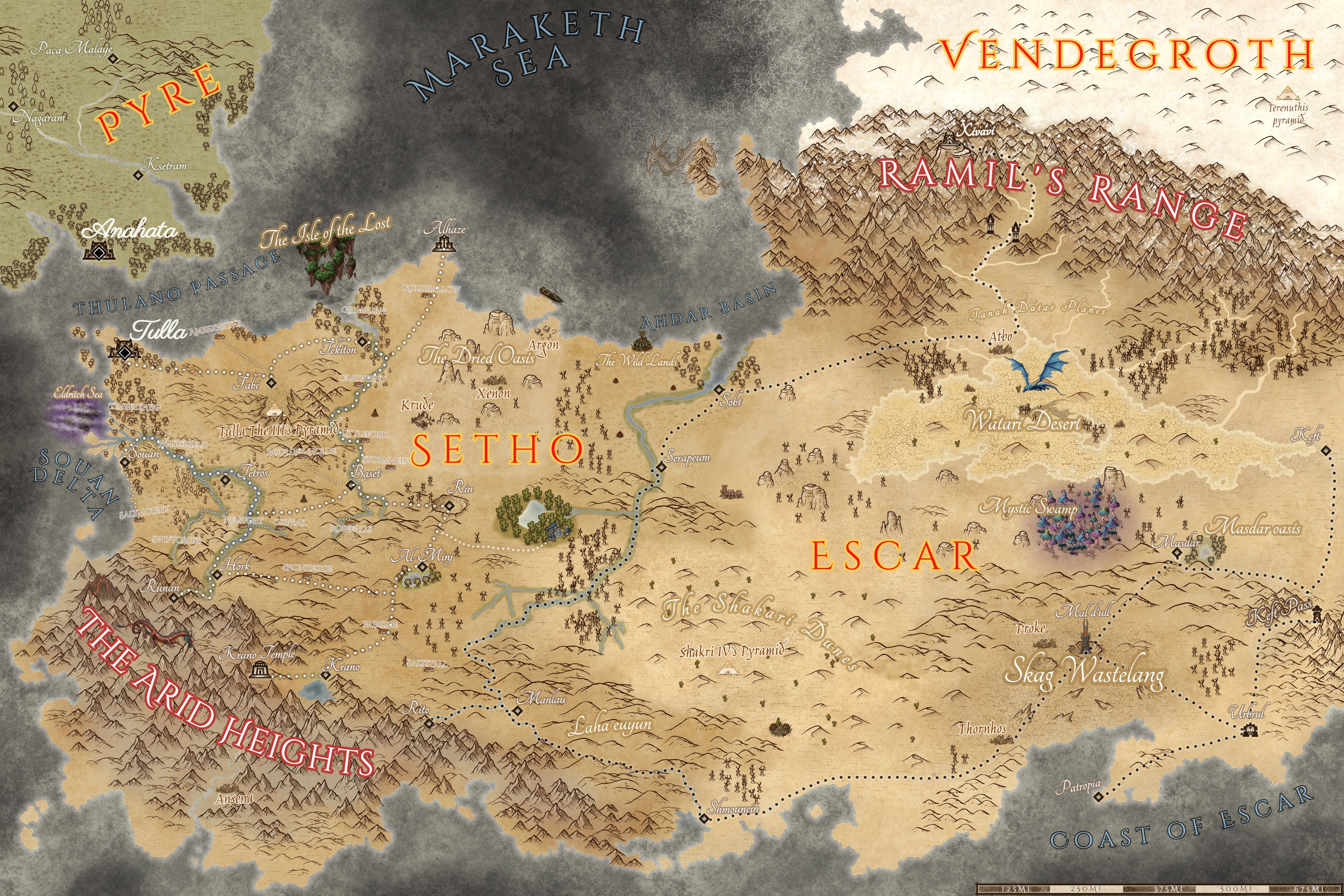 Setho Worldmap english | Inkarnate - Create Fantasy Maps Online