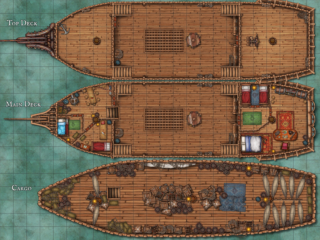 Pirate Ship Deck Plans 426x280