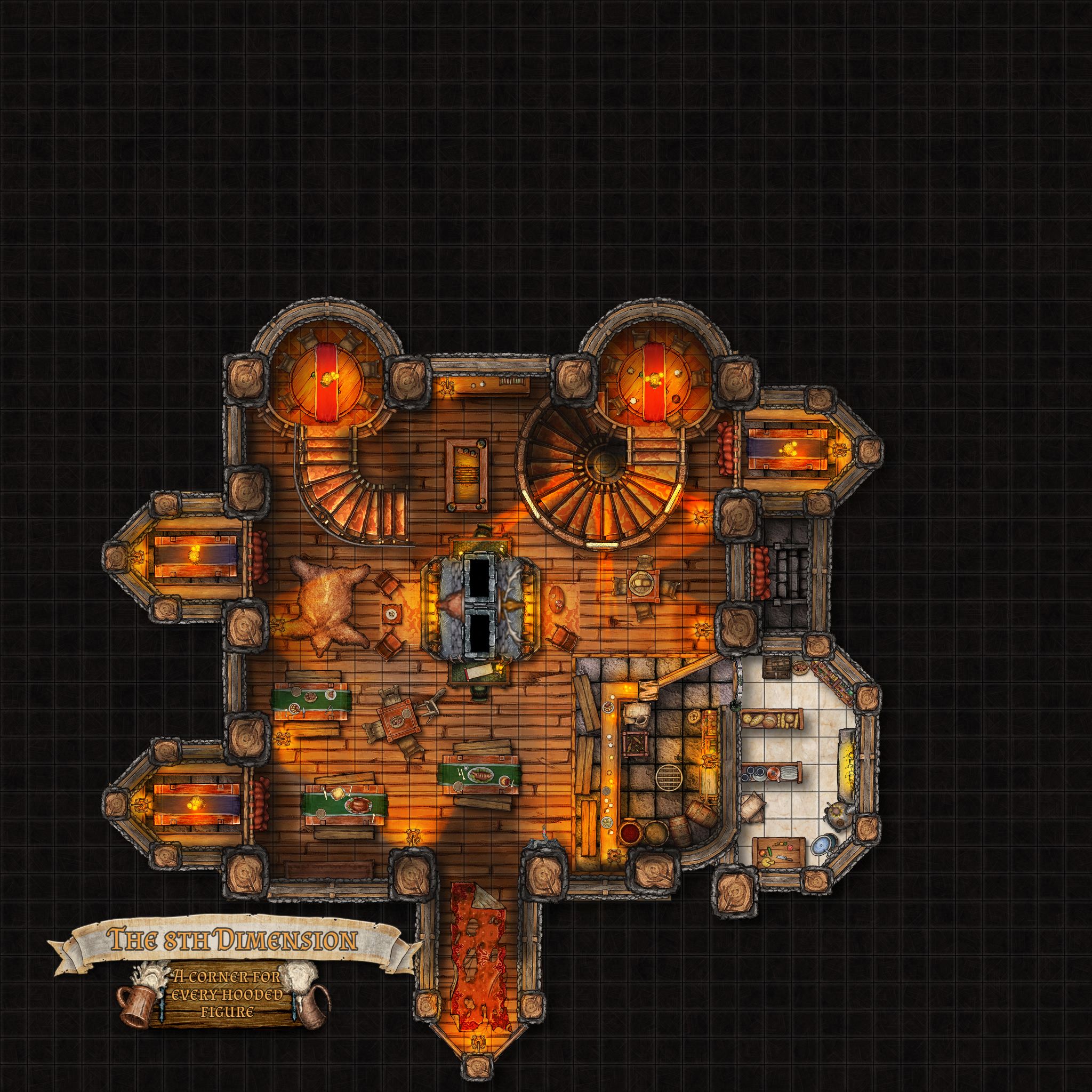 8th Dimension Tavern | Inkarnate - Create Fantasy Maps Online