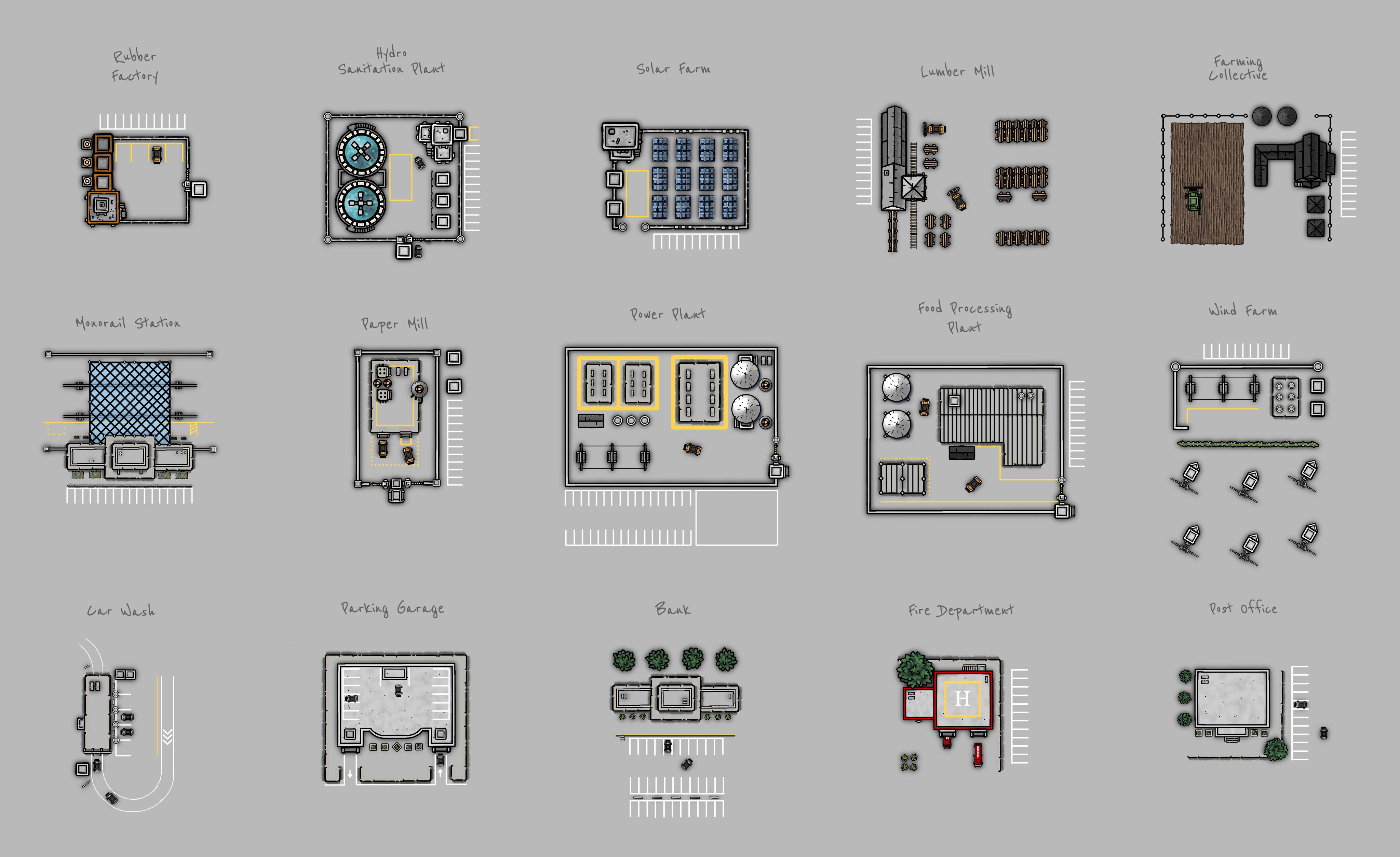 Modern Buildings | Inkarnate - Create Fantasy Maps Online