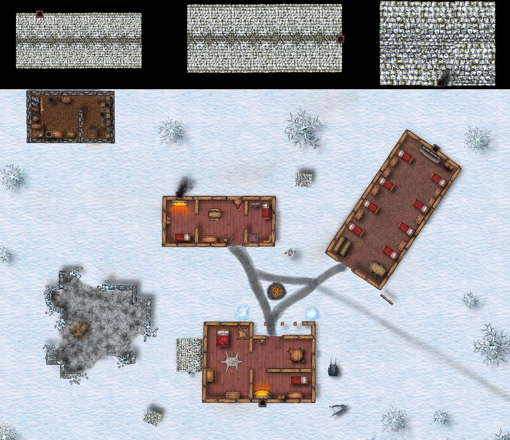 The ice-cutting village