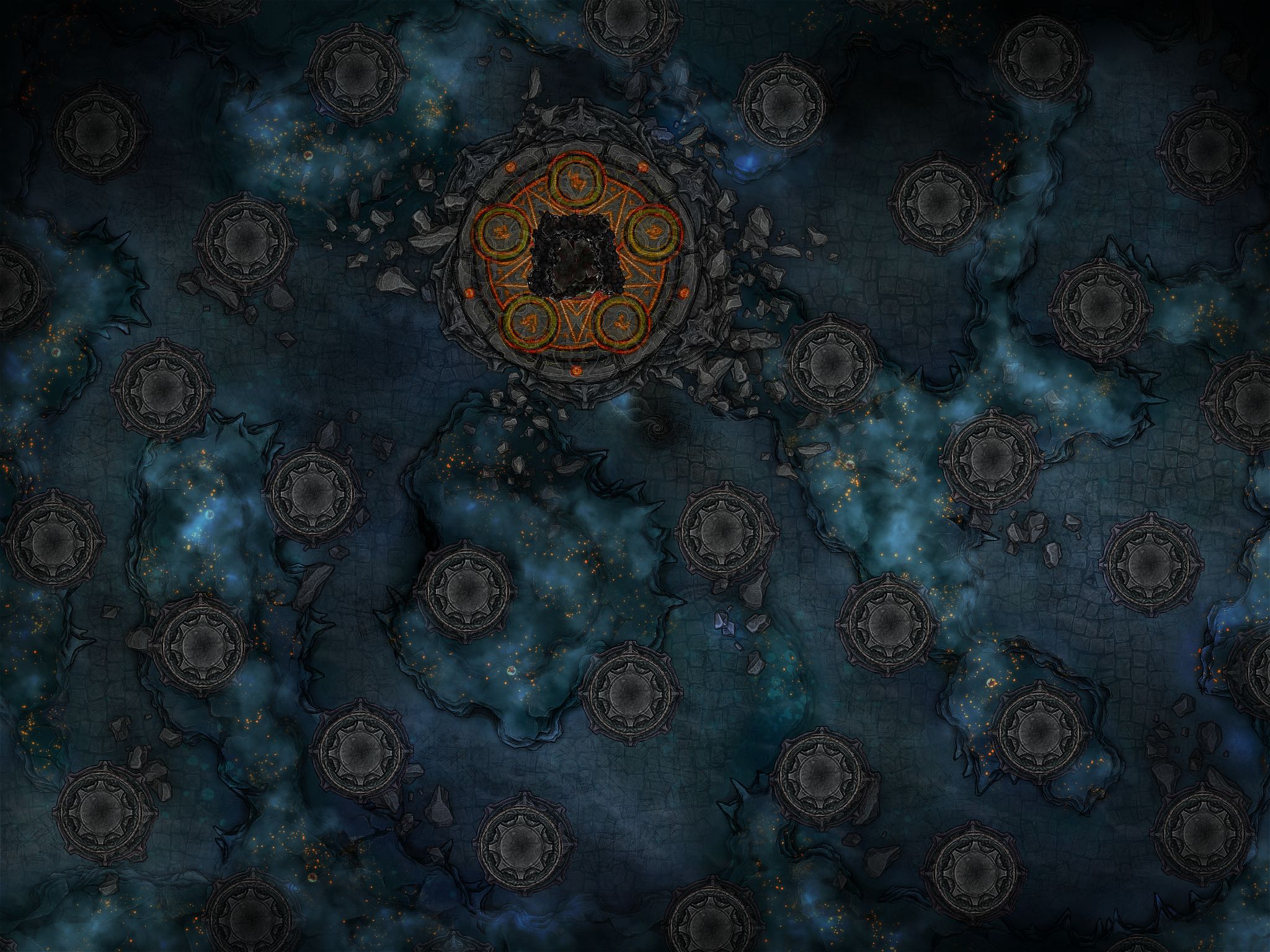 The Halls Of Nox Throne Room | Inkarnate - Create Fantasy Maps Online