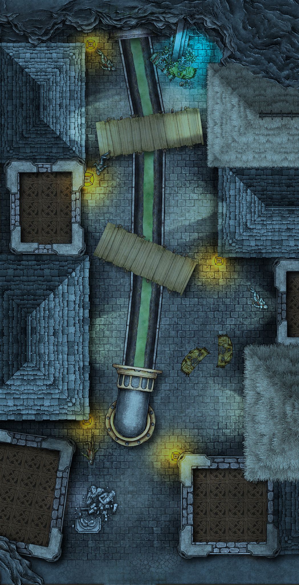 Abandoned Dwarven Hamlet | Inkarnate - Create Fantasy Maps Online