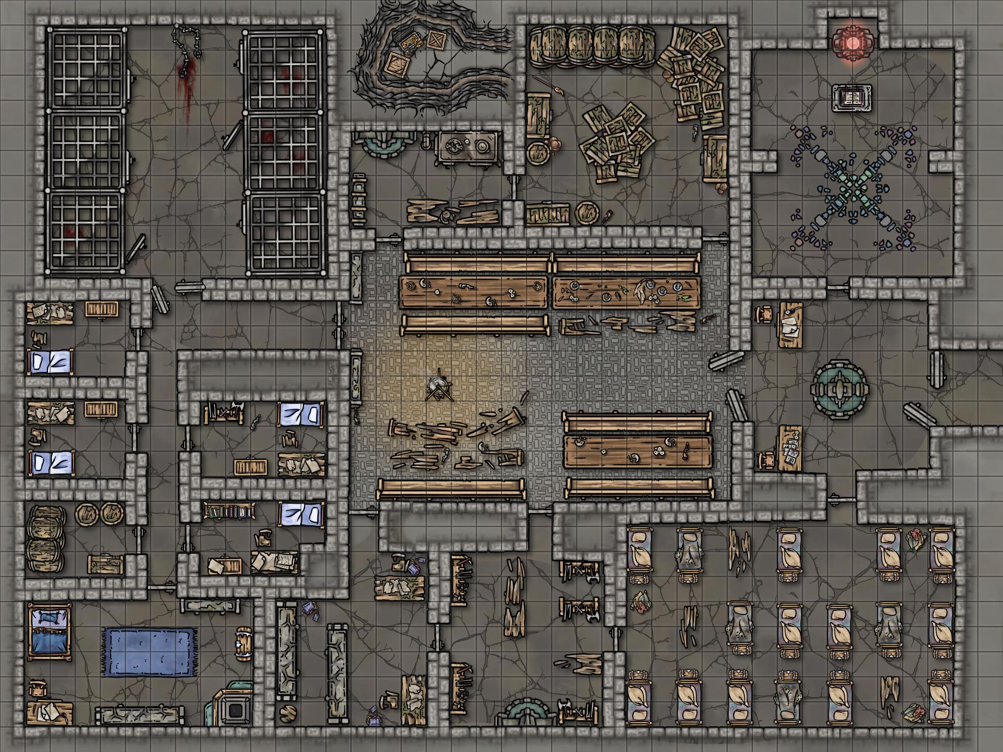 Abandoned dwarven fortress | Inkarnate - Create Fantasy Maps Online