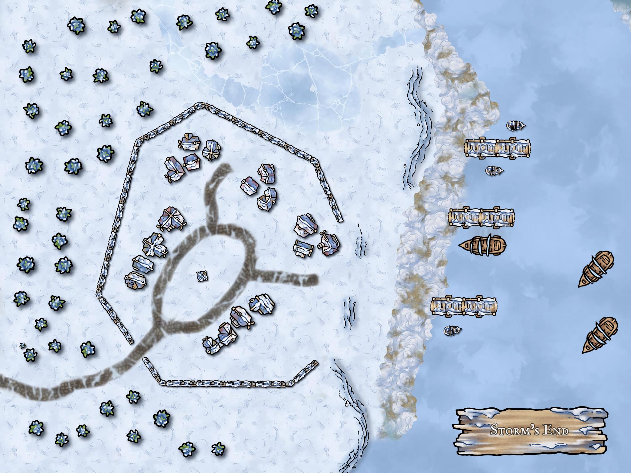 Storm's End | Inkarnate - Create Fantasy Maps Online