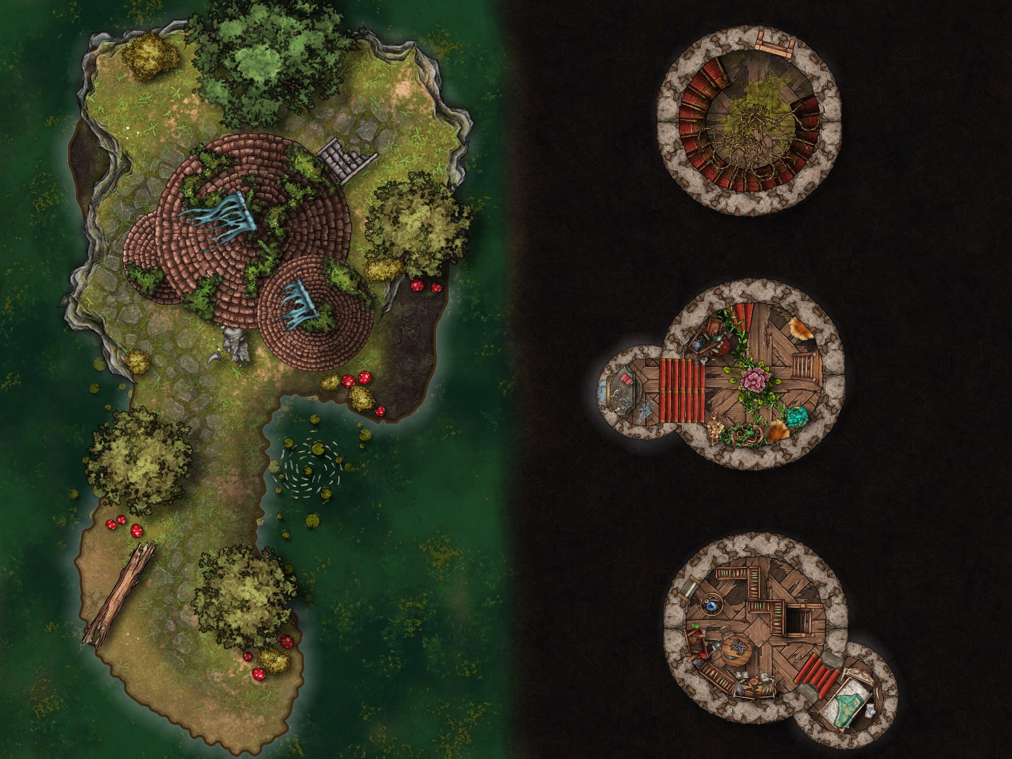 Wizard Tower Map Inkarnate Create Fantasy Maps Online
