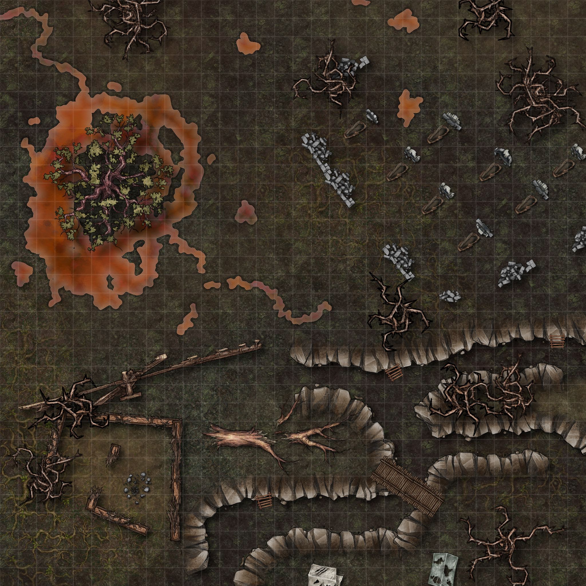 Valleys of Death (Devourer) | Inkarnate - Create Fantasy Maps Online