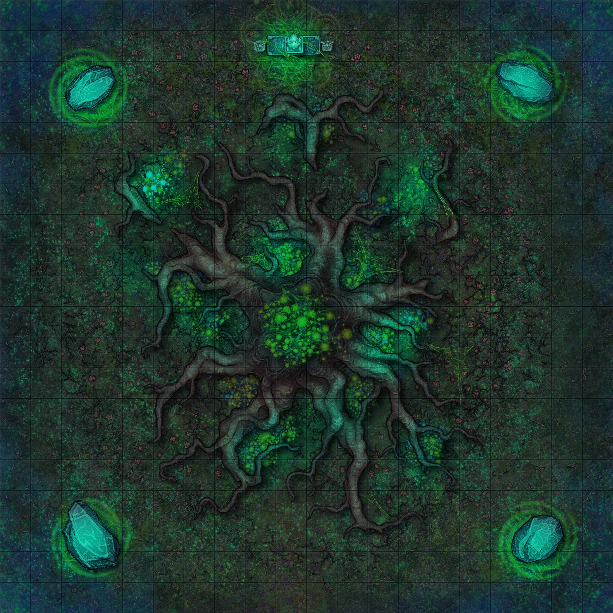 Decayed Sacred Tree Grid | Inkarnate - Create Fantasy Maps Online