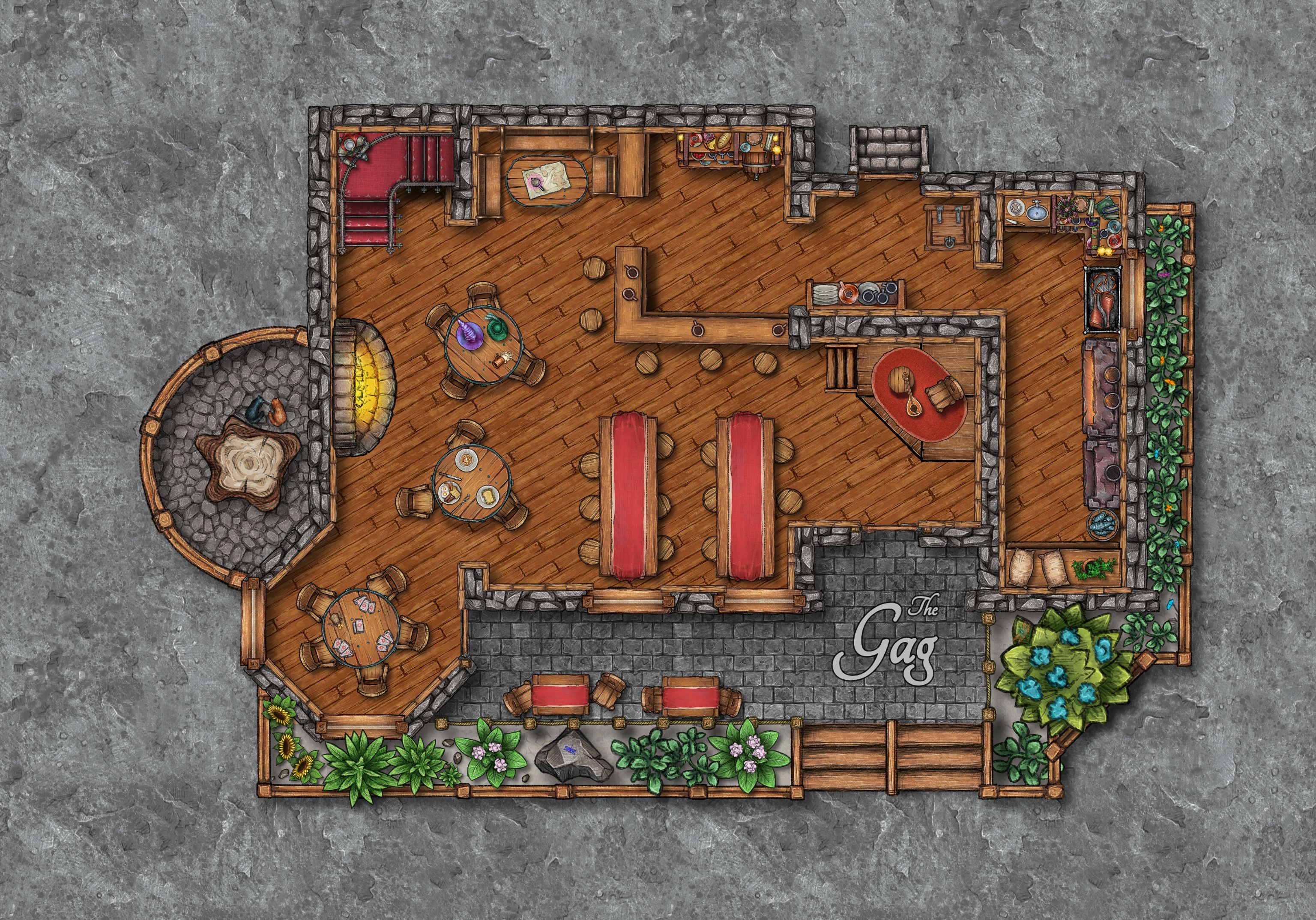 The Gag (Trollskull Manor) Inkarnate Create Fantasy Maps Online