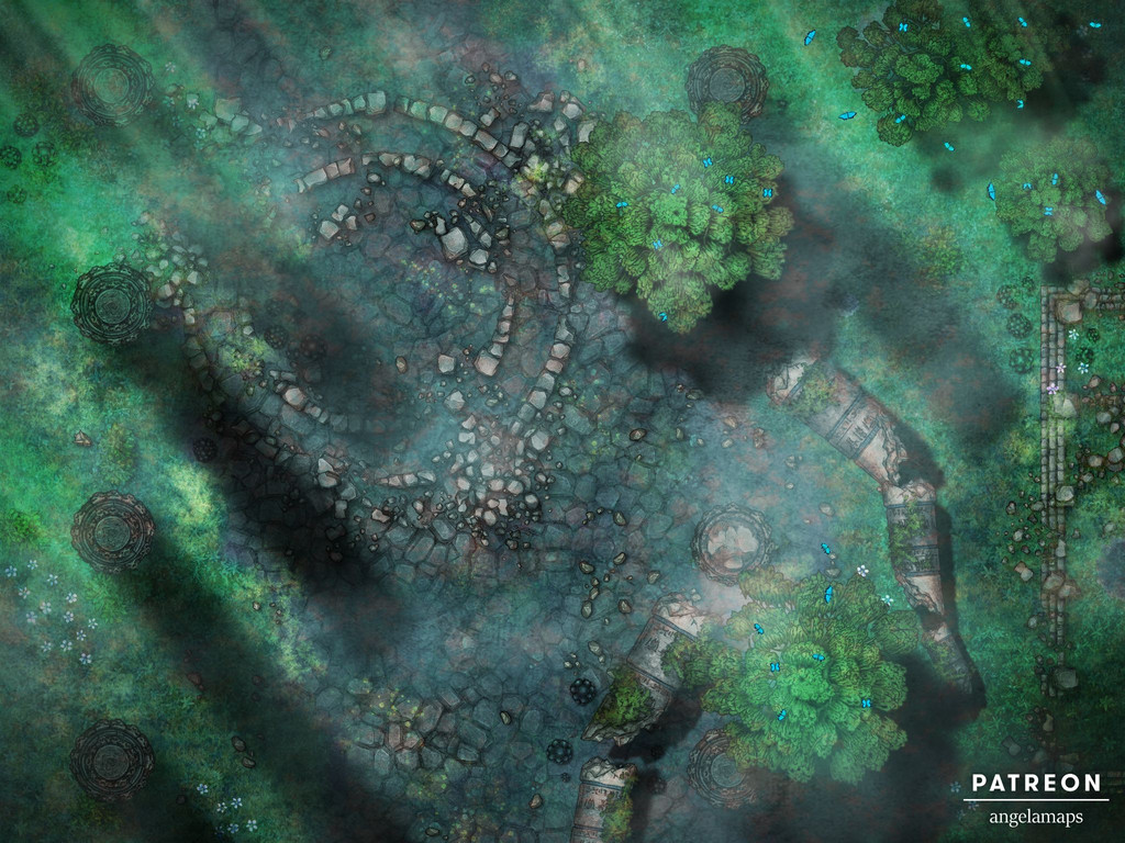 Underdark Waterfall | Inkarnate - Create Fantasy Maps Online