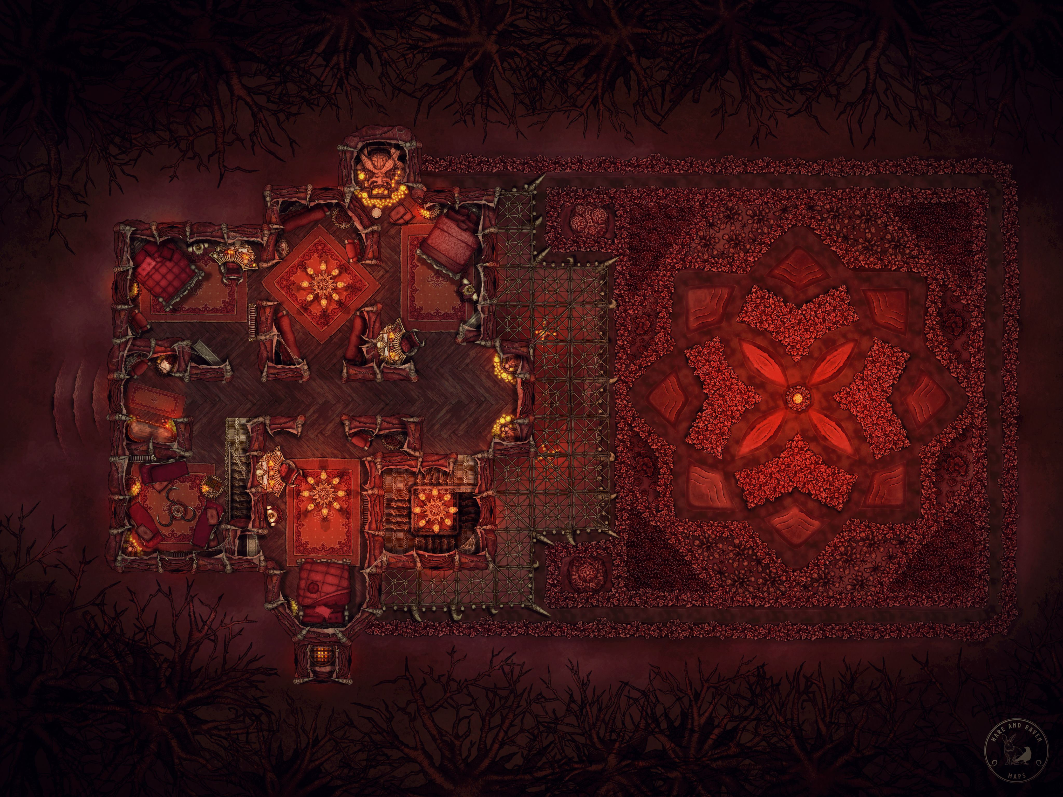 [Shell Challenge] - Monster Manor - Second Floor | Inkarnate - Create ...