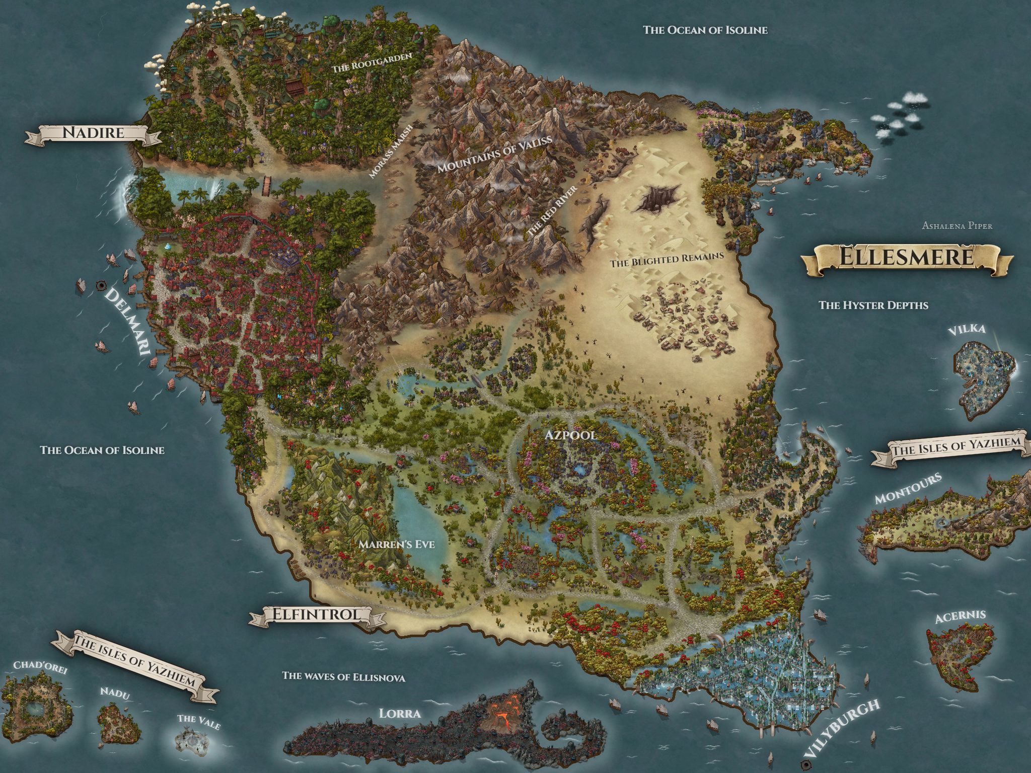 Ellesmere-VH (old) | Inkarnate - Create Fantasy Maps Online