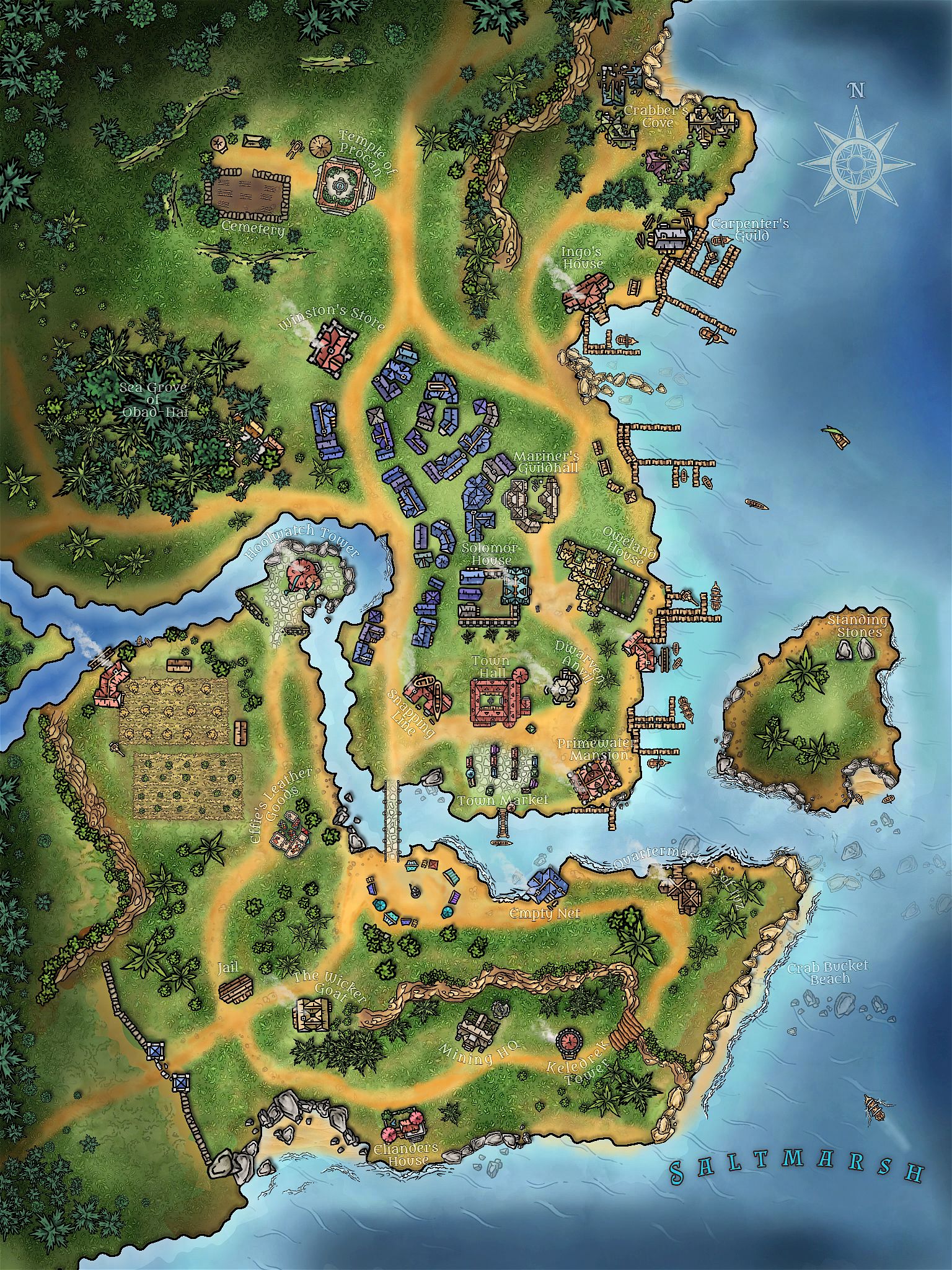 SALTMARSH Inkarnate Create Fantasy Maps Online