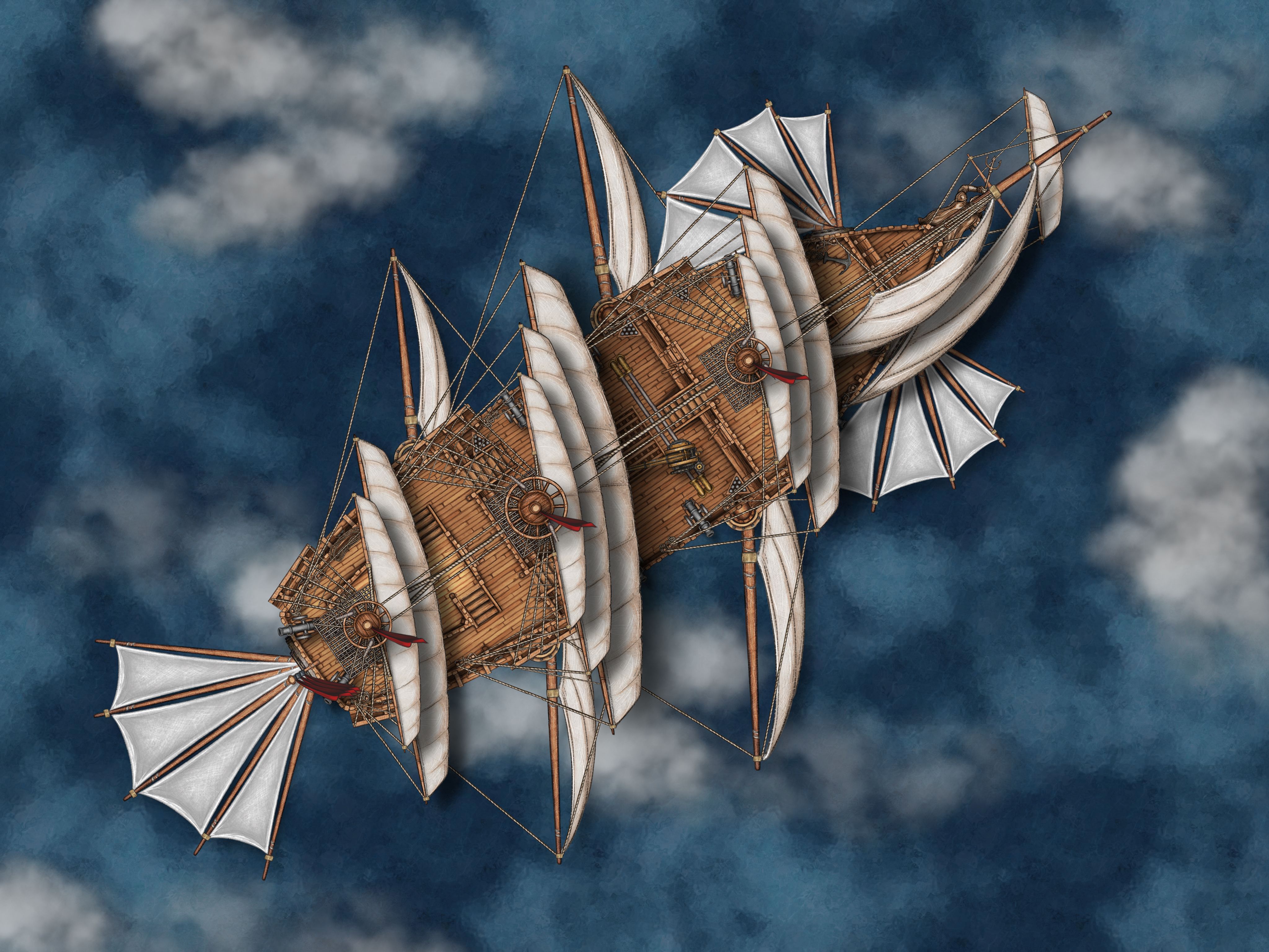 Spelljammer, ship only | Inkarnate - Create Fantasy Maps Online