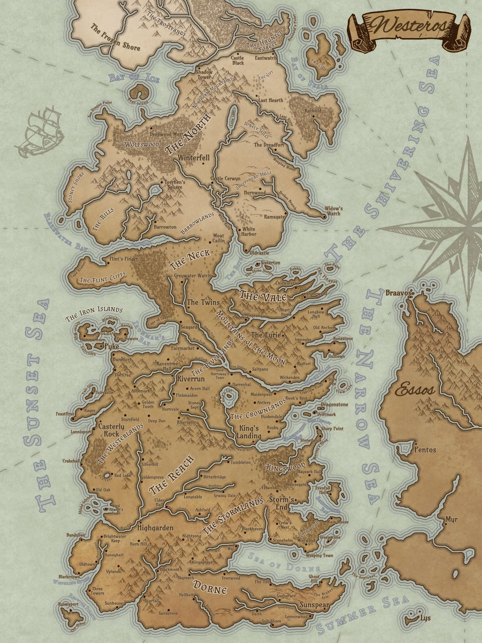 westeros map complete