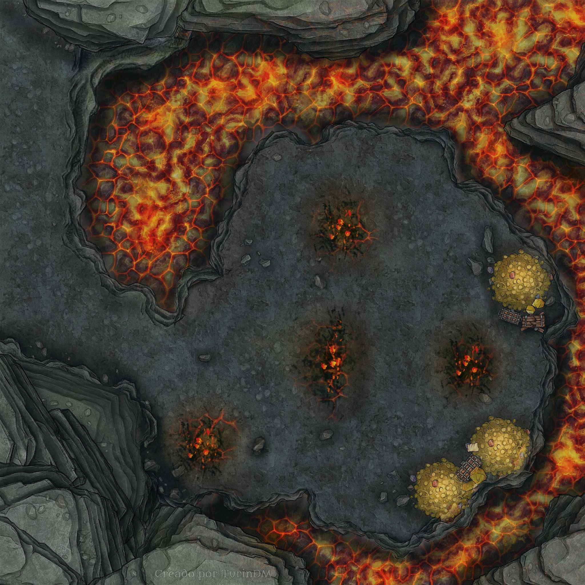 Red dragon lair | Inkarnate - Create Fantasy Maps Online