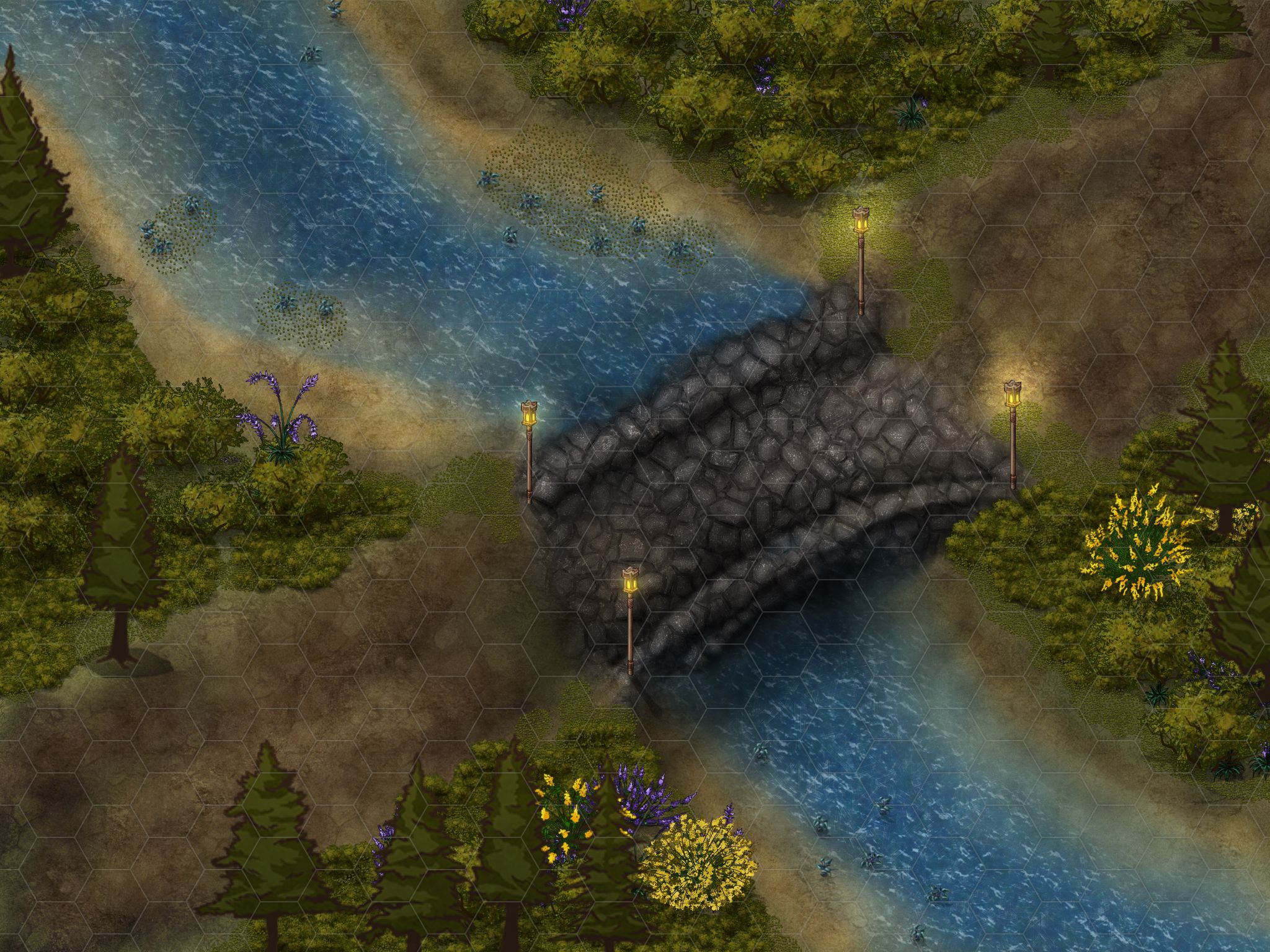 river battle | Inkarnate - Create Fantasy Maps Online