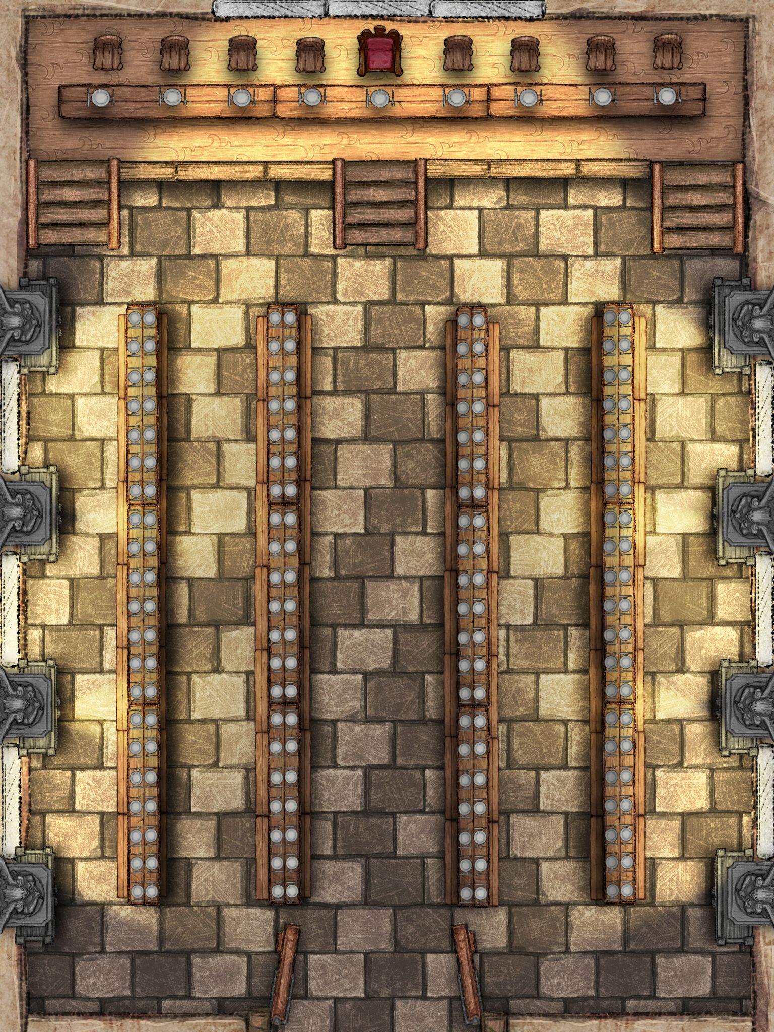 Harry Potter Cafeteria Inkarnate Create Fantasy Maps Online