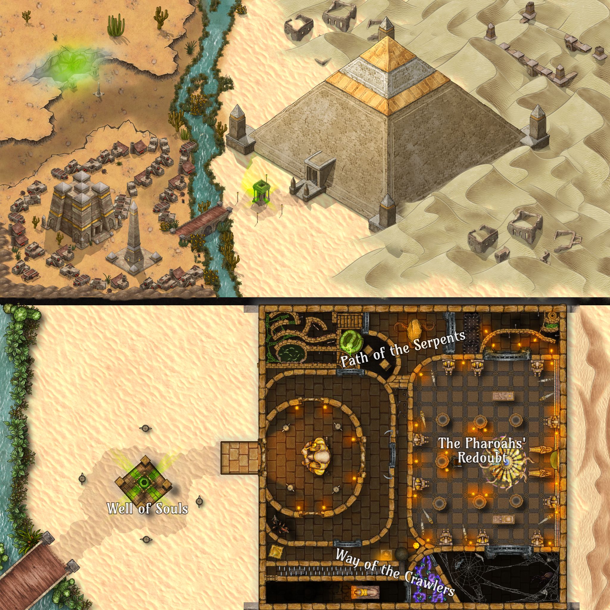 Desert Pyramid Inkarnate Create Fantasy Maps Online