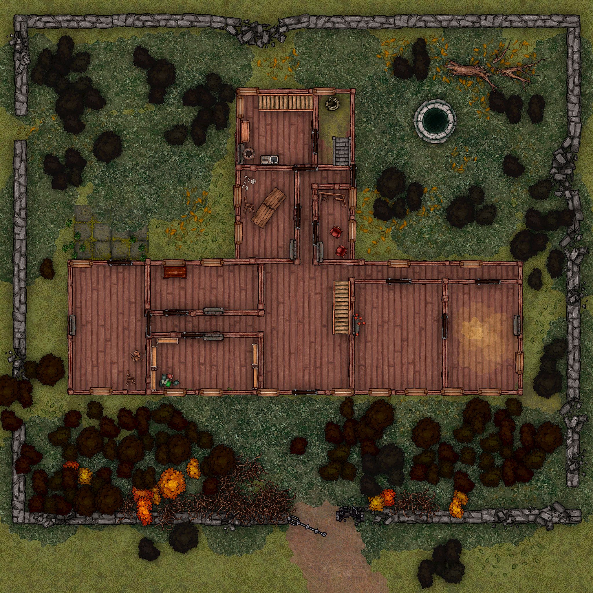 Haunted House Map