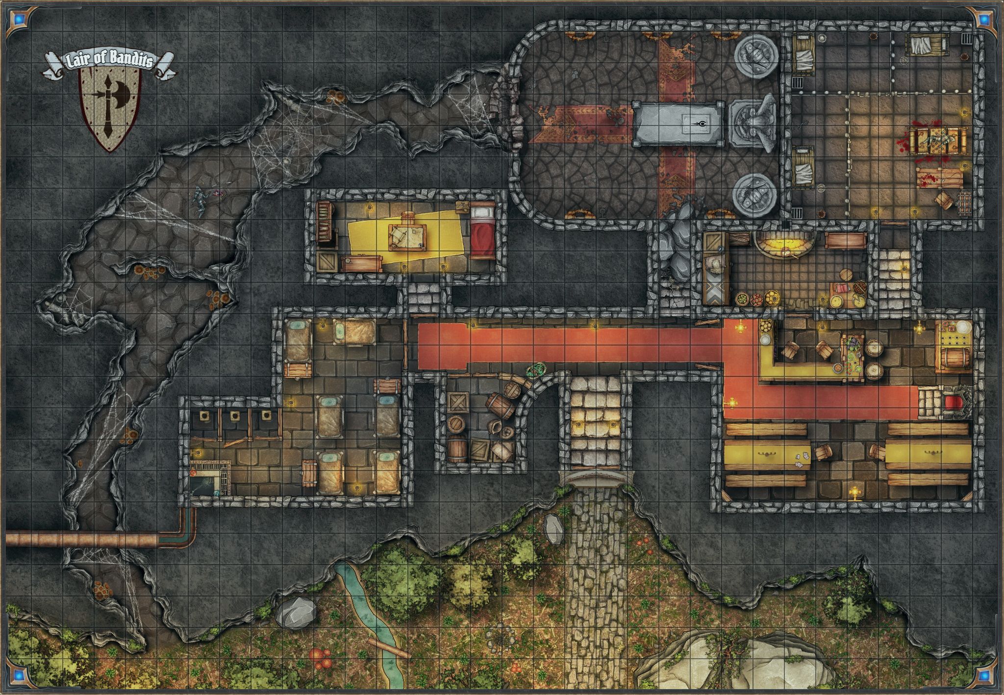 Bandits Lair Remastered | Inkarnate - Create Fantasy Maps Online