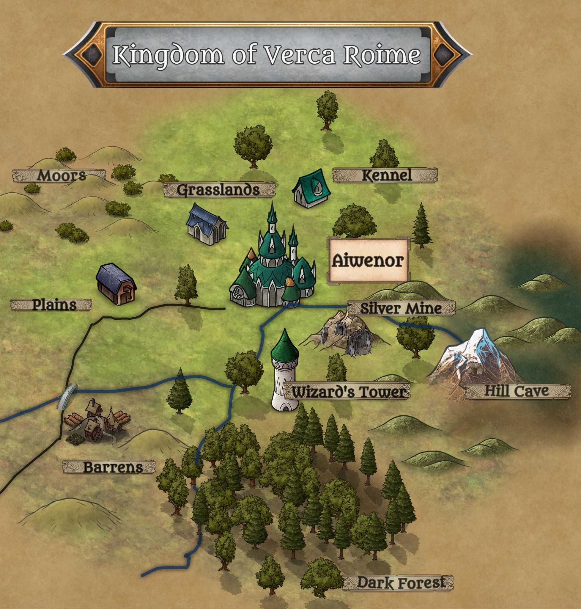 Oathmark Elf Kingdom | Inkarnate - Create Fantasy Maps Online
